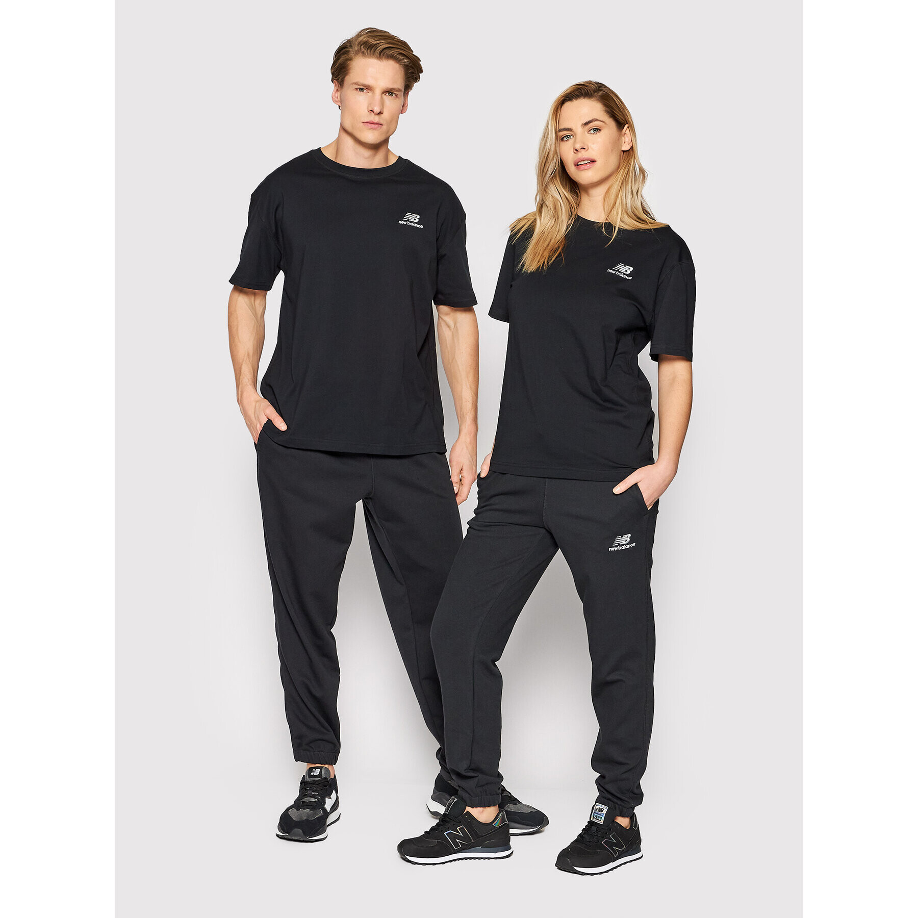 New Balance Melegítő alsó Unisex UP21500 Fekete Athletic Fit - Pepit.hu