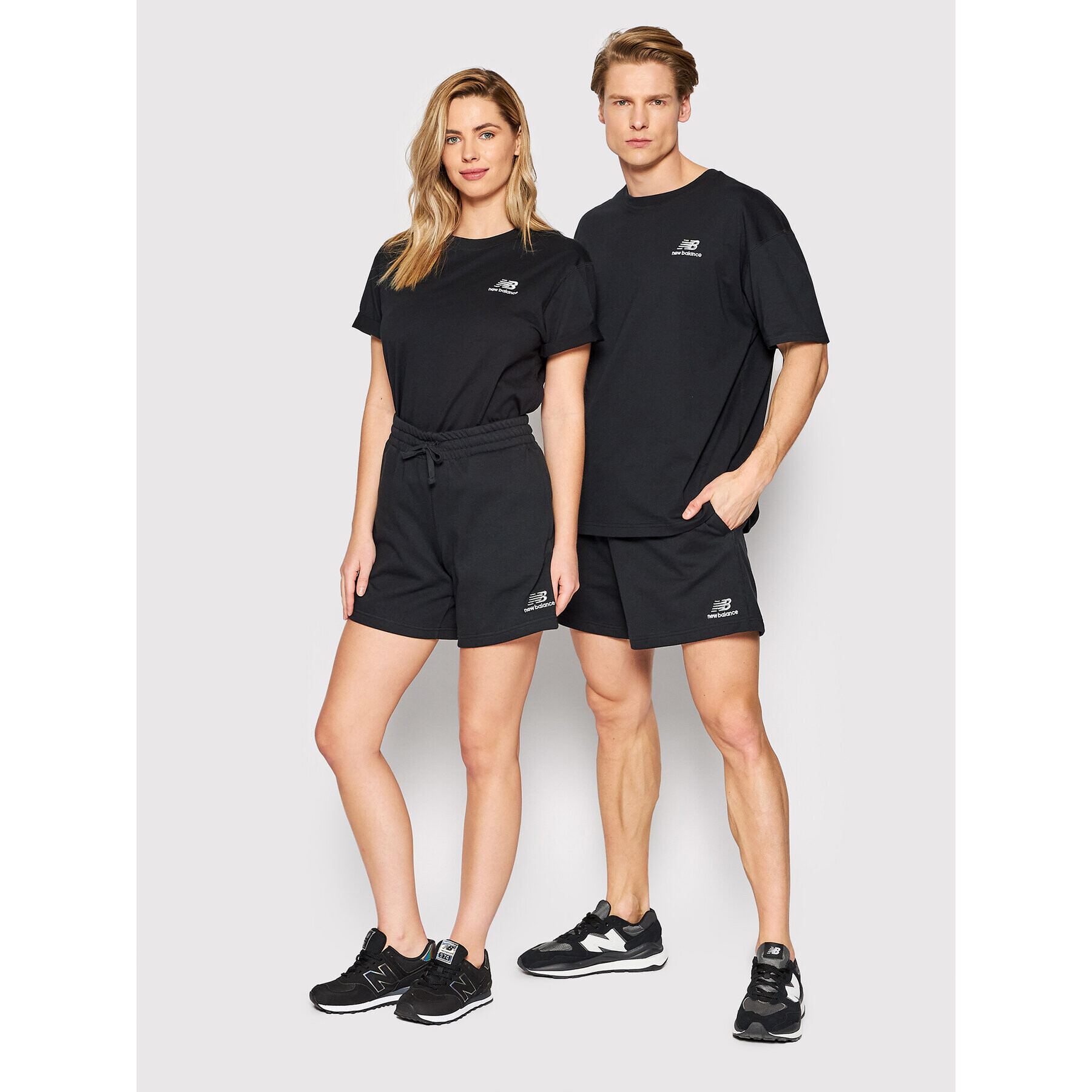 New Balance Sport rövidnadrág Unisex US21500 Fekete Athletic Fit - Pepit.hu