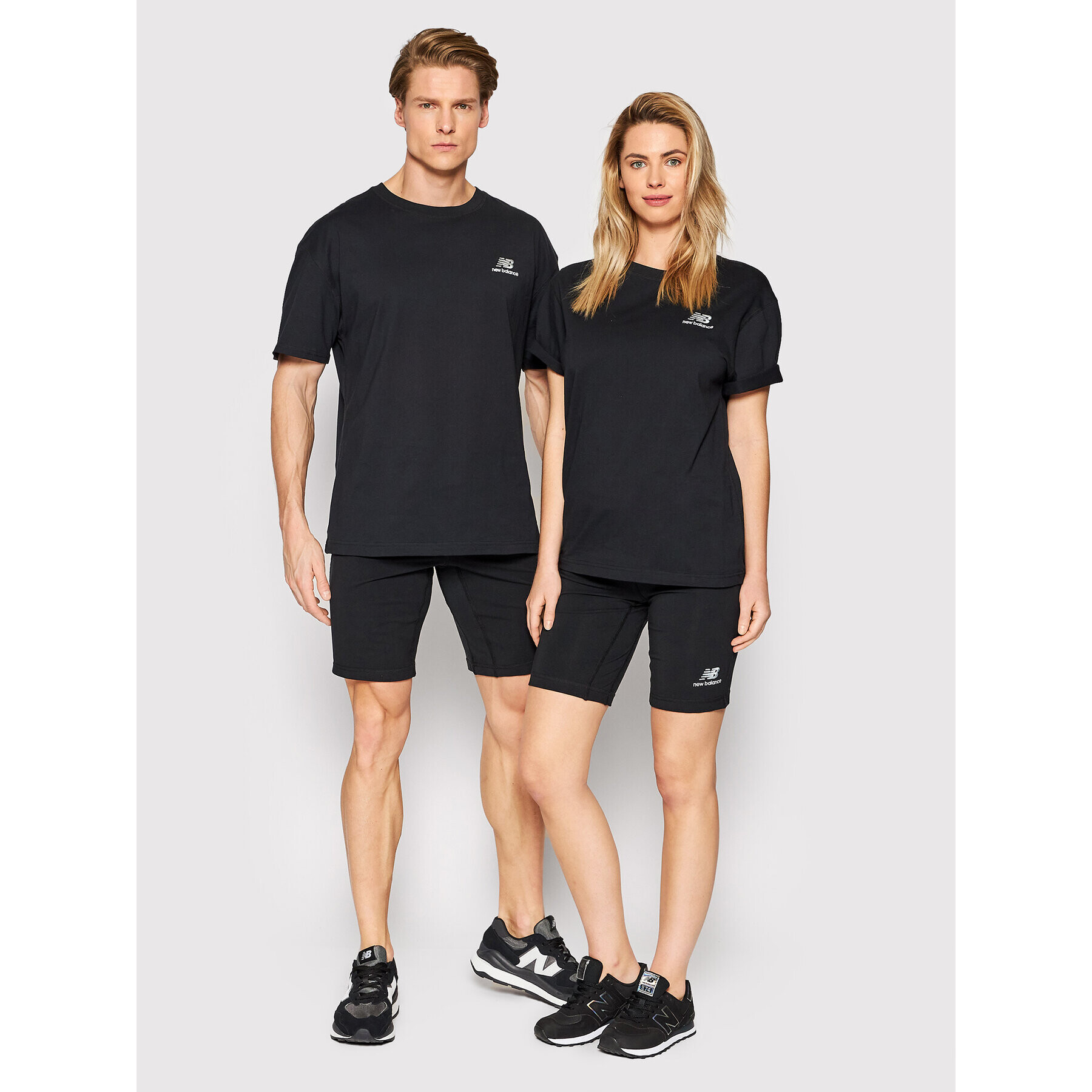 New Balance Sport rövidnadrág Unisex US21501 Fekete Fitted Fit - Pepit.hu