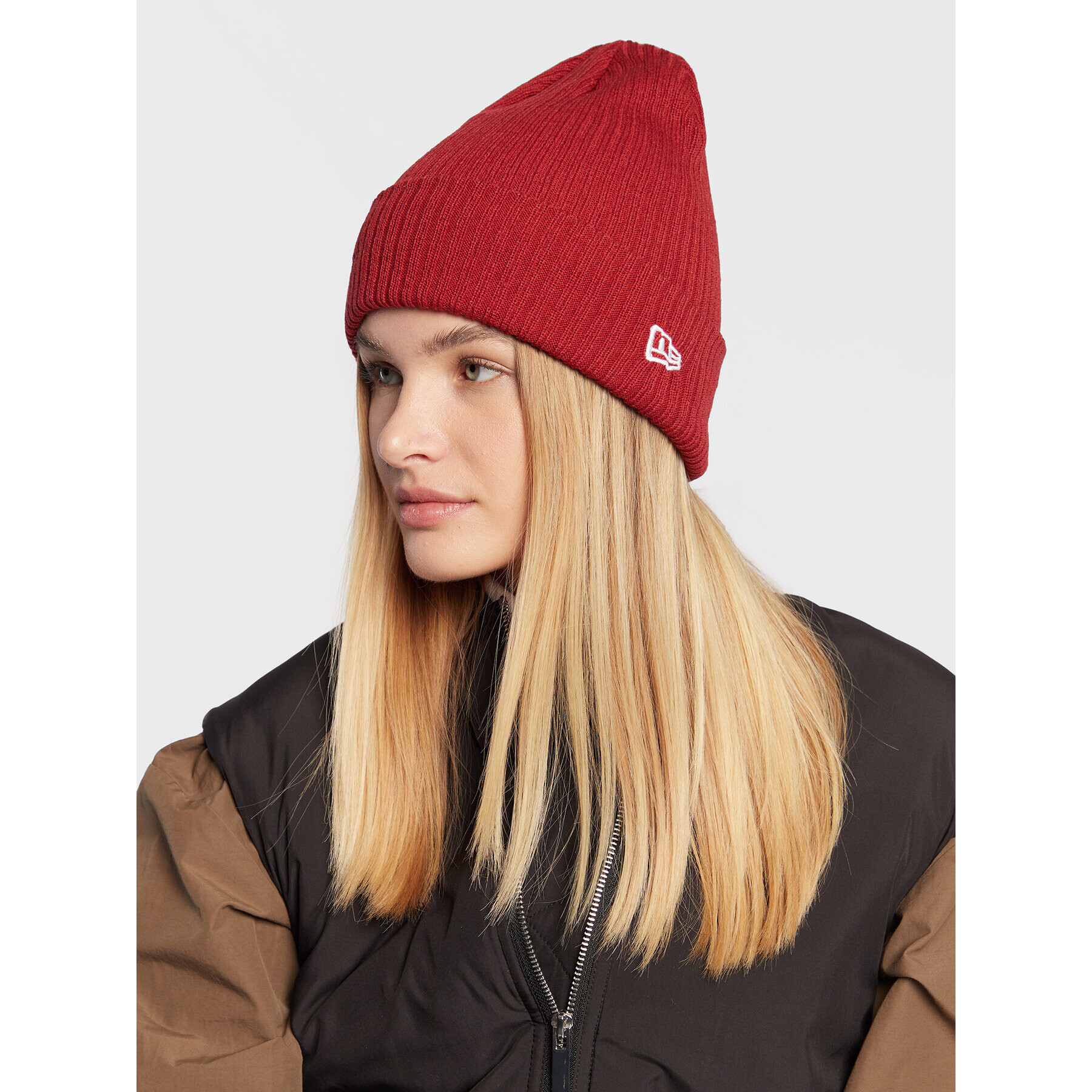 New Era Sapka Beanie 60284978 Piros - Pepit.hu