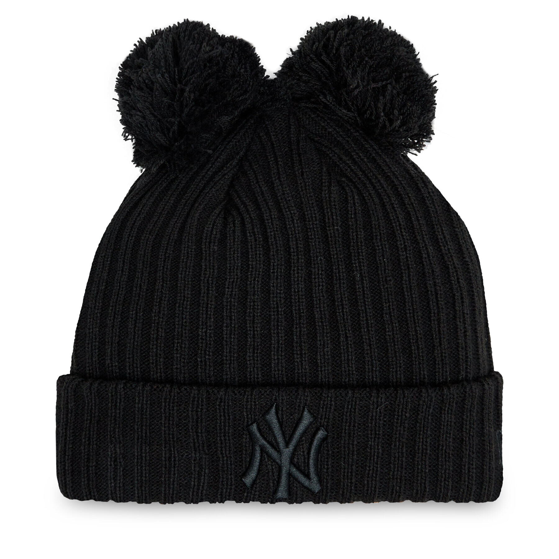 New Era Sapka Double Pom New York Yankees Beanie 60364290 Fekete - Pepit.hu