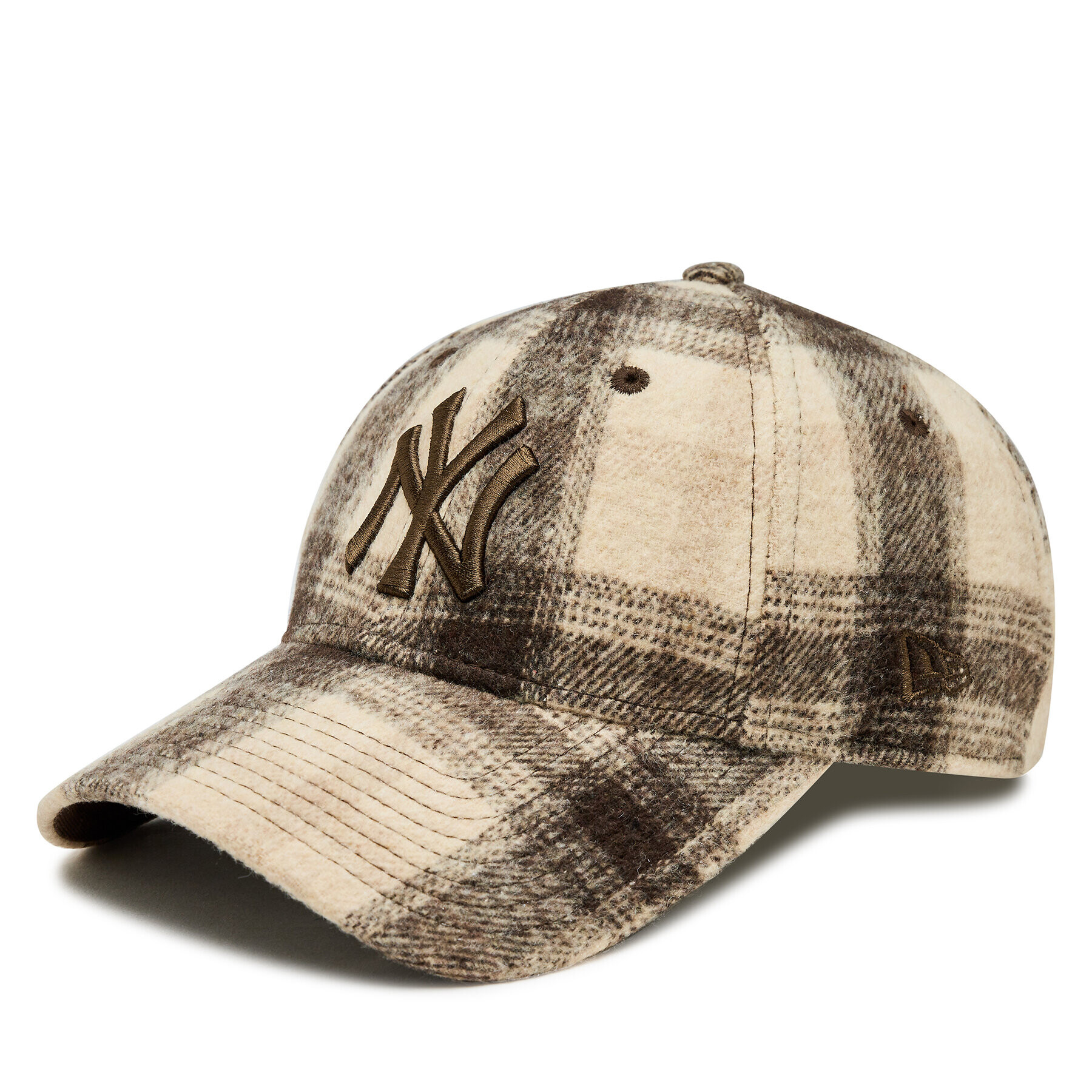 New Era Sapka Wmns Plaid 940 Nyy 60364294 Bézs - Pepit.hu