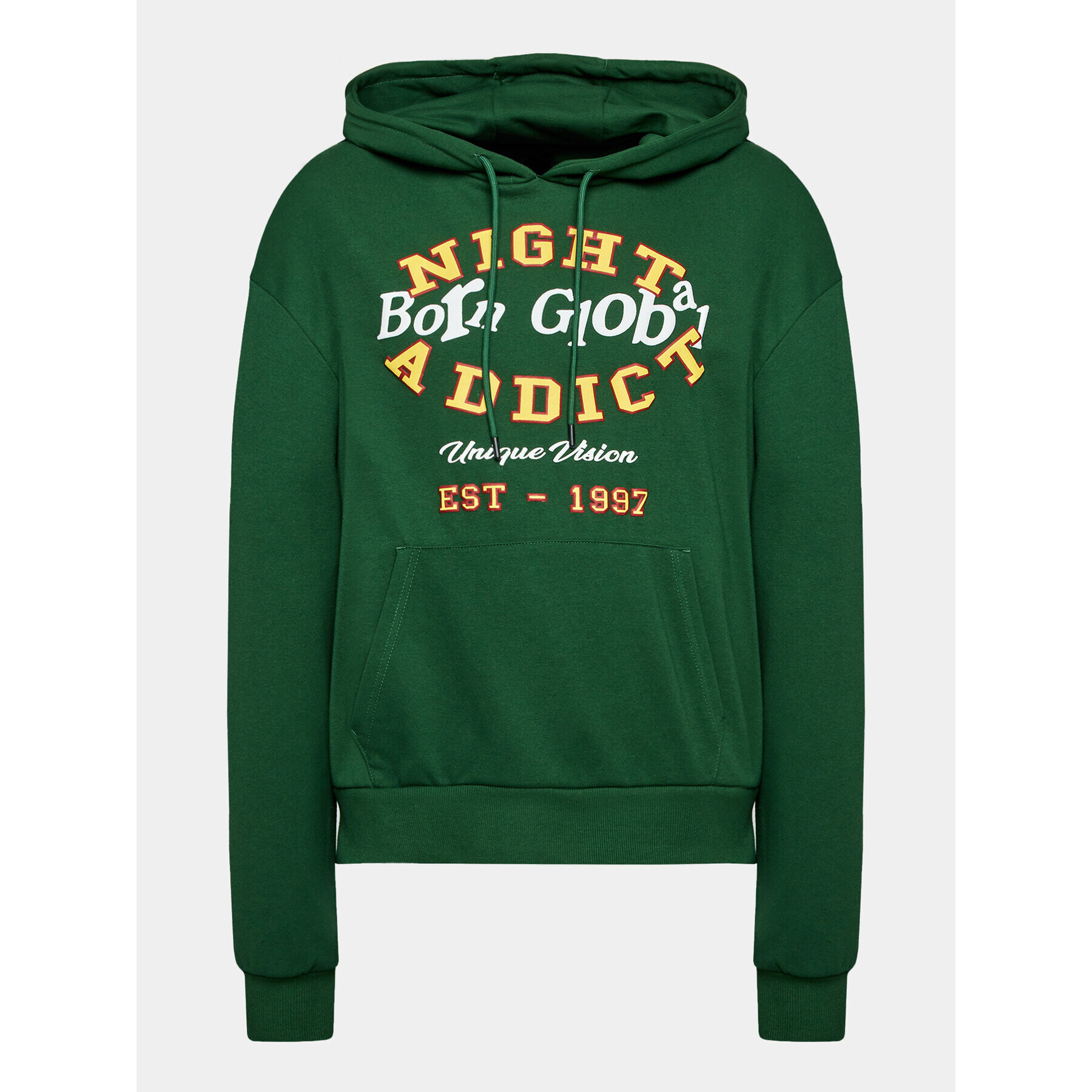 Night Addict Pulóver MSS-NA516ESTER Zöld Regular Fit - Pepit.hu