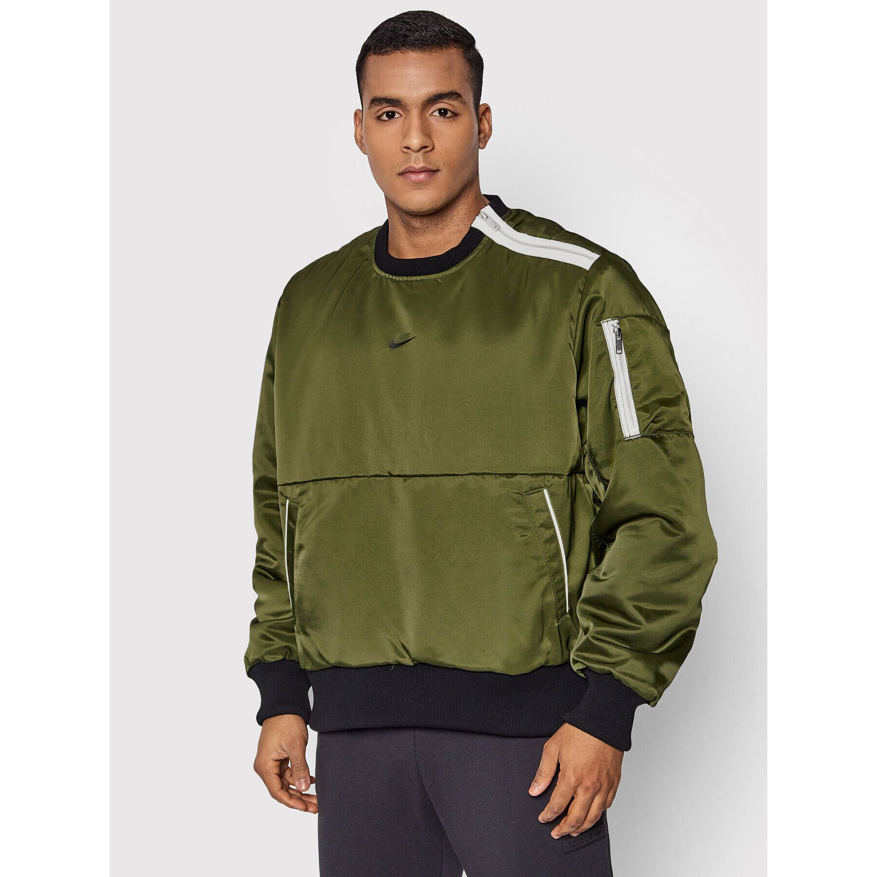 Nike Anorák Sportswear Style Essentials+ DD5007 Zöld Regular Fit - Pepit.hu