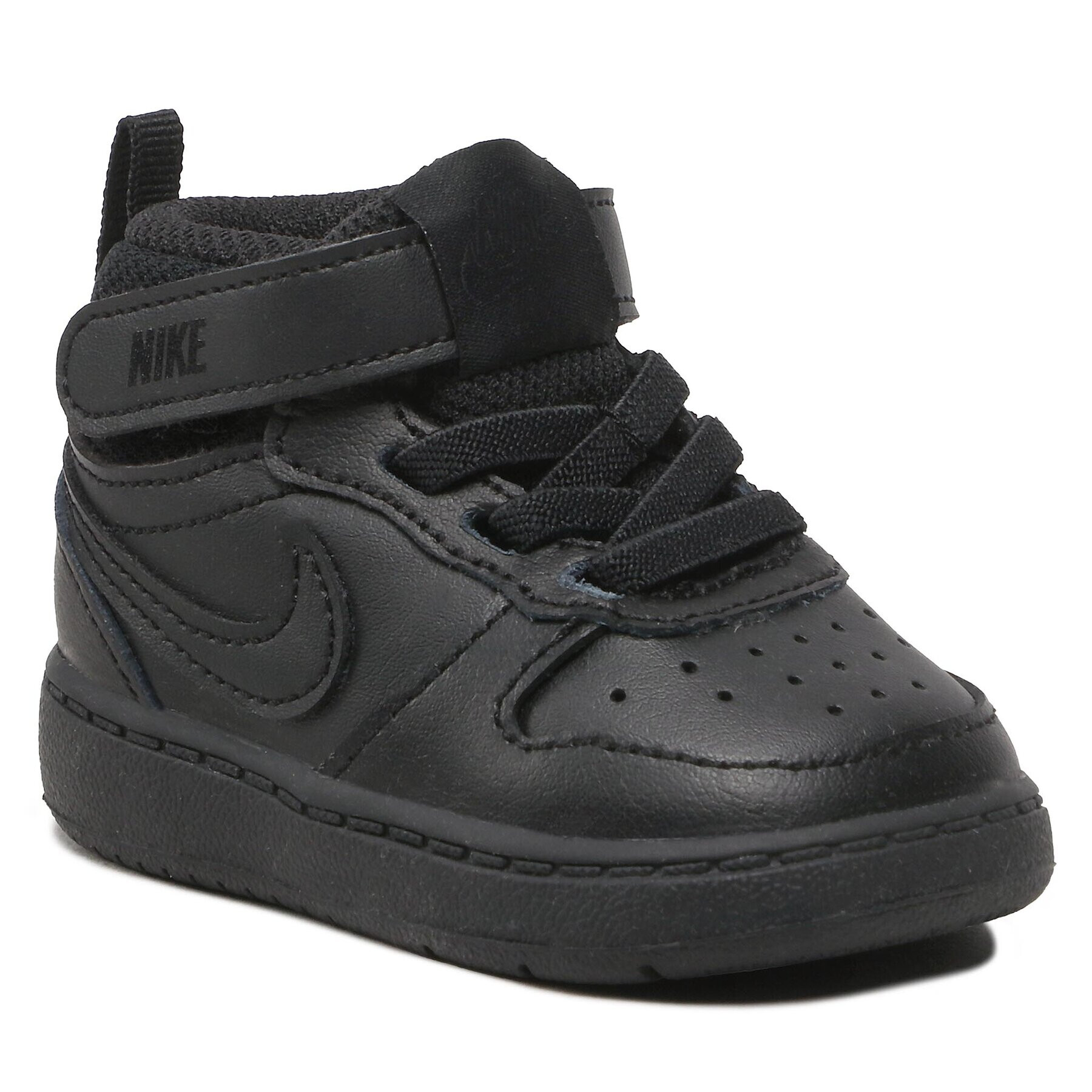 Nike Cipő Court Borough Mid 2 (TDV) CD7784 001 Fekete - Pepit.hu