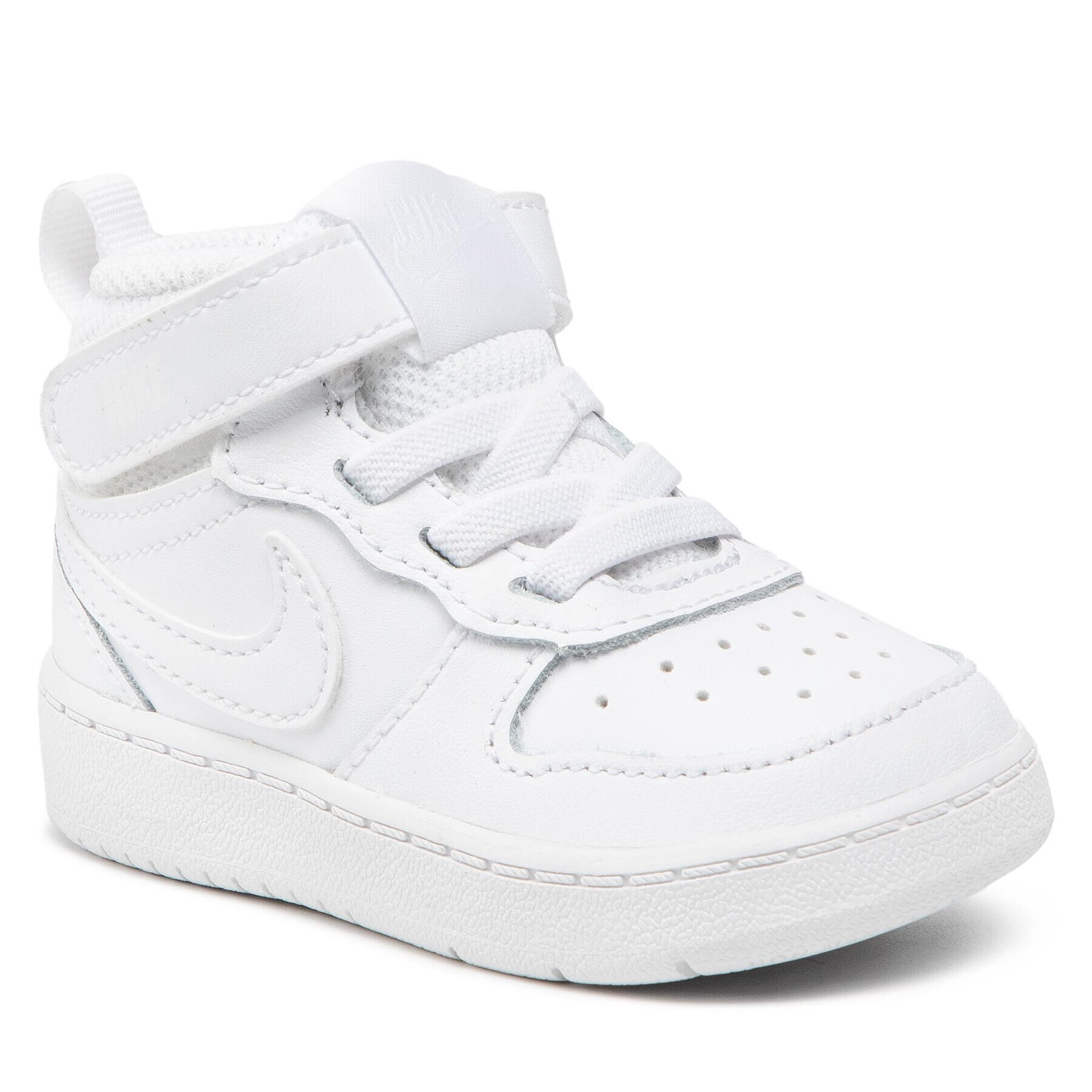 Nike Cipő Court Borough Mid 2 (TDV) CD7784 100 Fehér - Pepit.hu