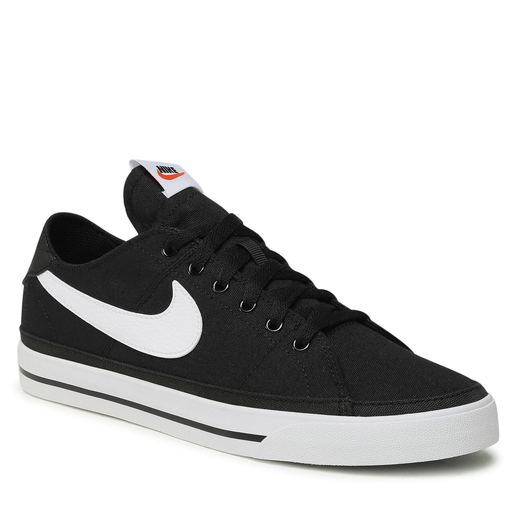 Nike Cipő Court Legacy Cnvs CW6539 002 Fekete - Pepit.hu