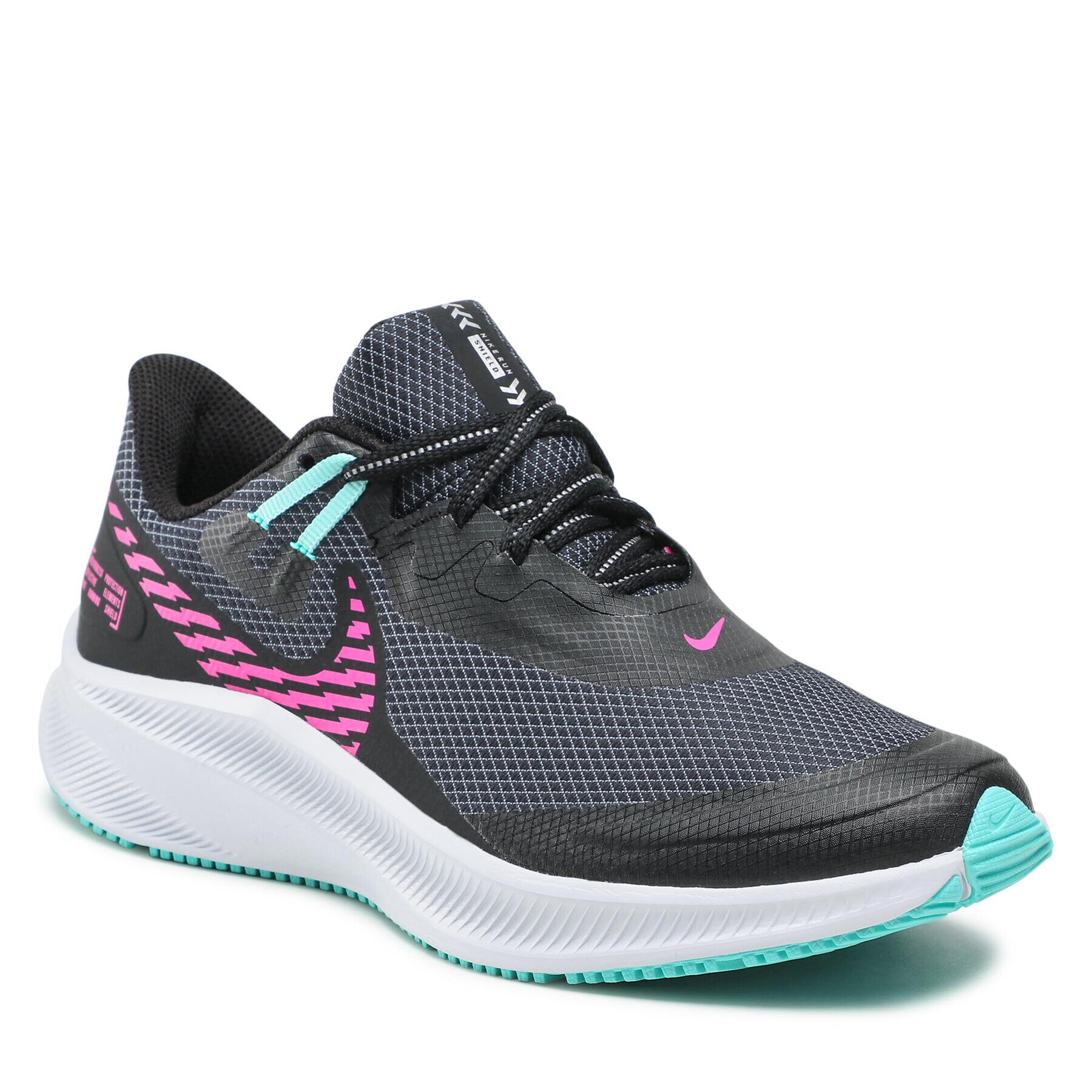 Nike Cipő Quest 3 Shield CQ8893 010 Sötétkék - Pepit.hu