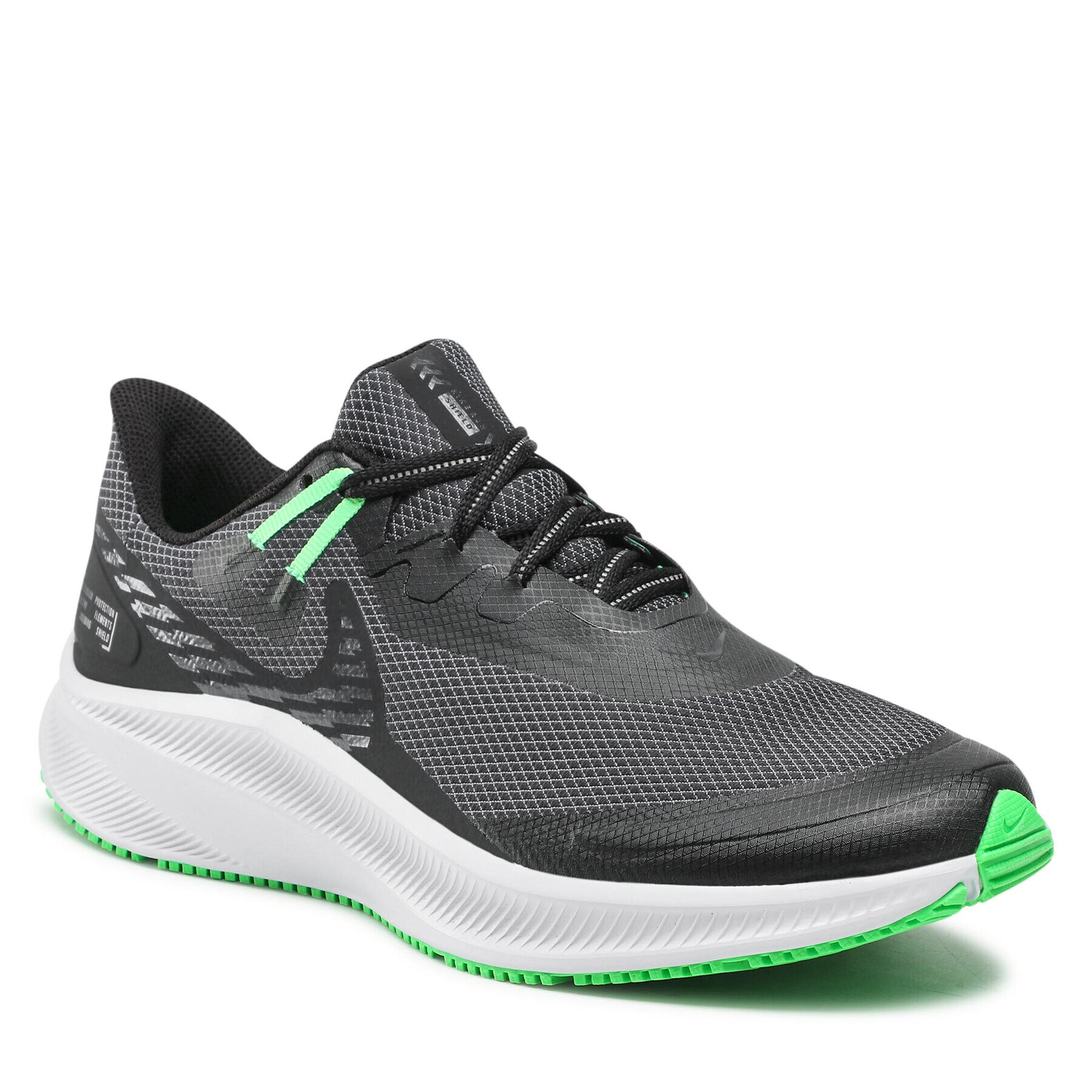 Nike Cipő Quest 3 Shield CQ8894 010 Fekete - Pepit.hu