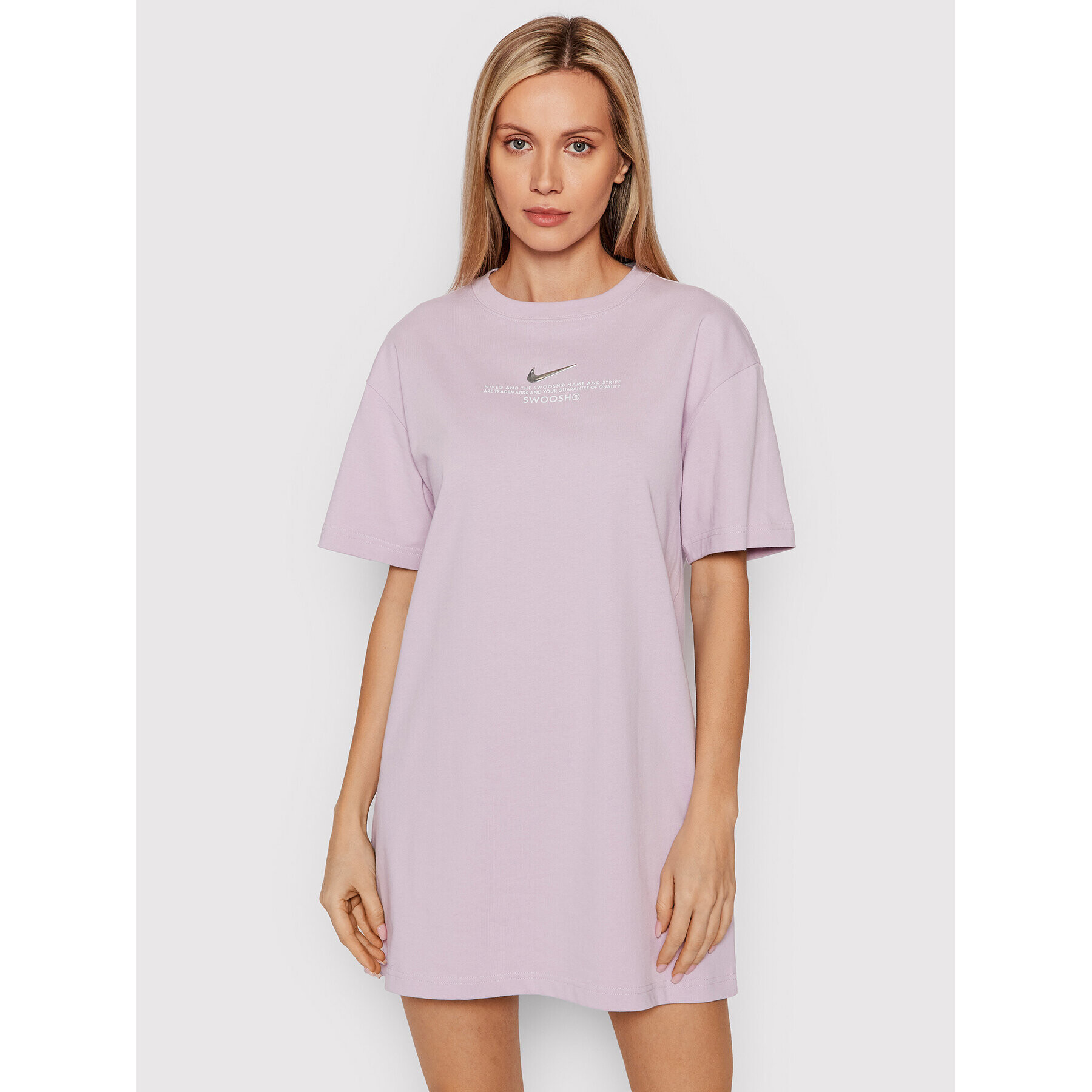 Nike Hétköznapi ruha Sportswear Swoosh CZ9406 Lila Loose Fit - Pepit.hu