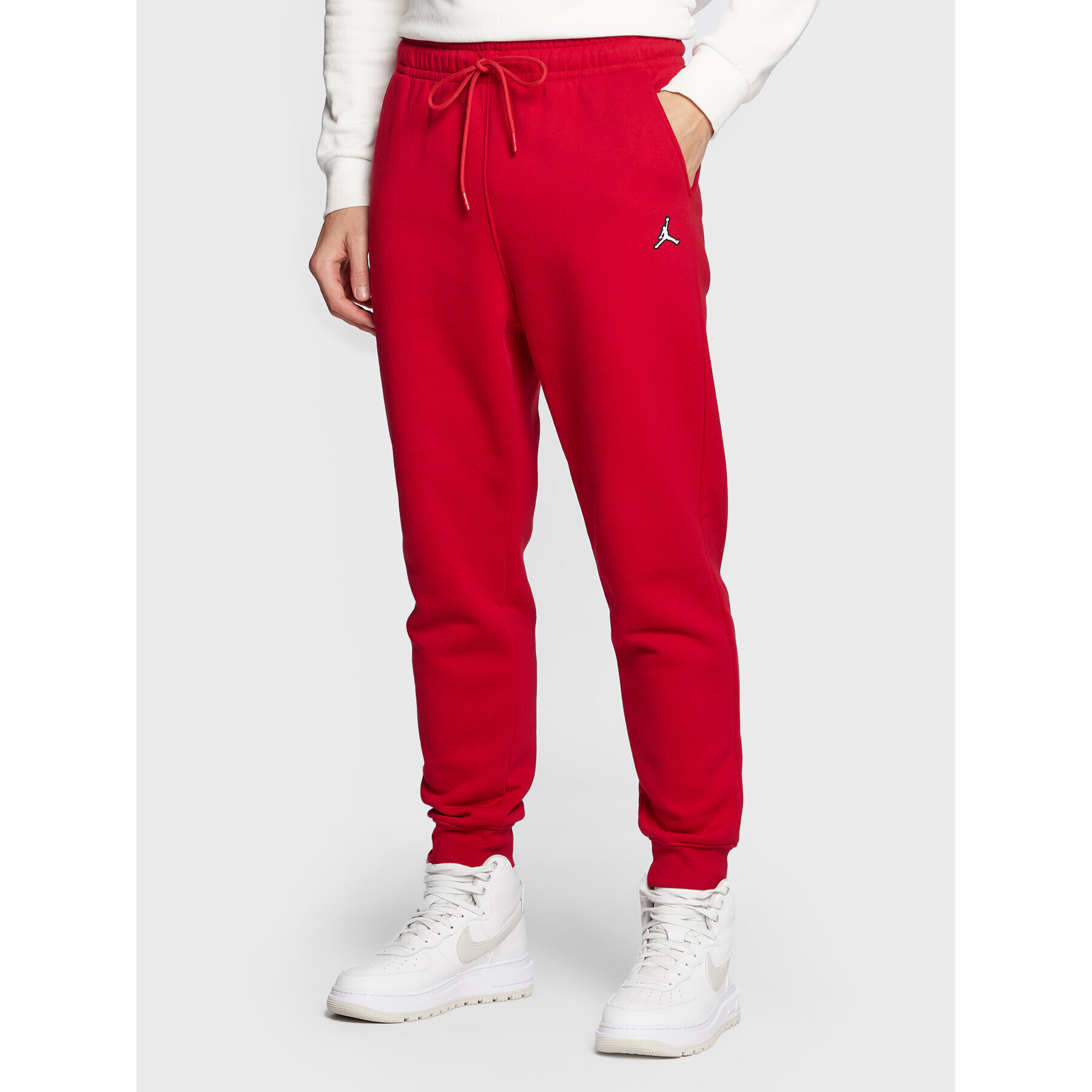 Nike Melegítő alsó Brooklyn Fleece DQ7340 Piros Relaxed Fit - Pepit.hu