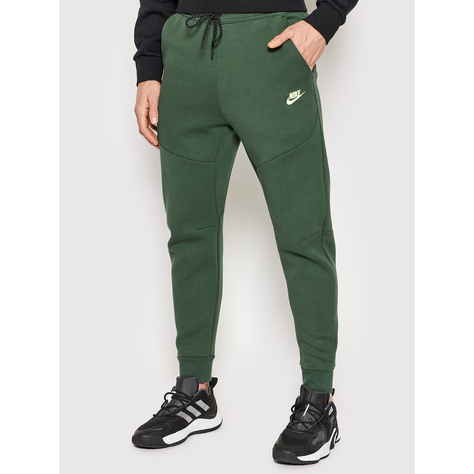 Nike Melegítő alsó Sportswear Tech Fleece CU4495 Zöld Slim Fit - Pepit.hu