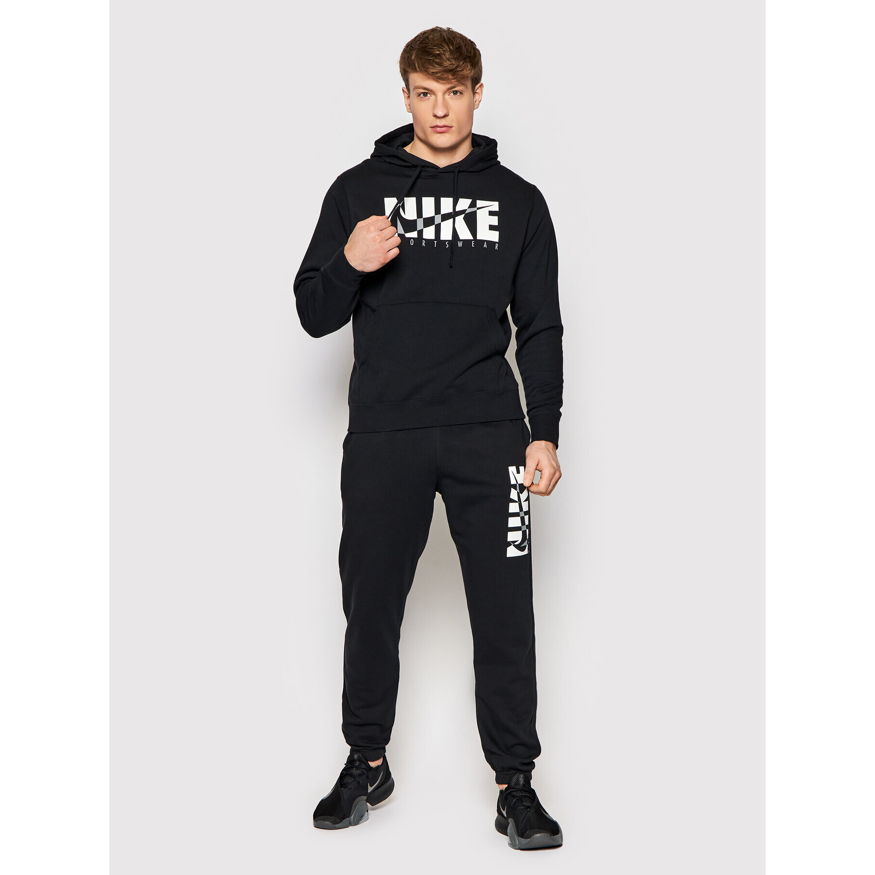 Nike Melegítő Sportswear Graphic DD5242 Fekete Regular Fit - Pepit.hu