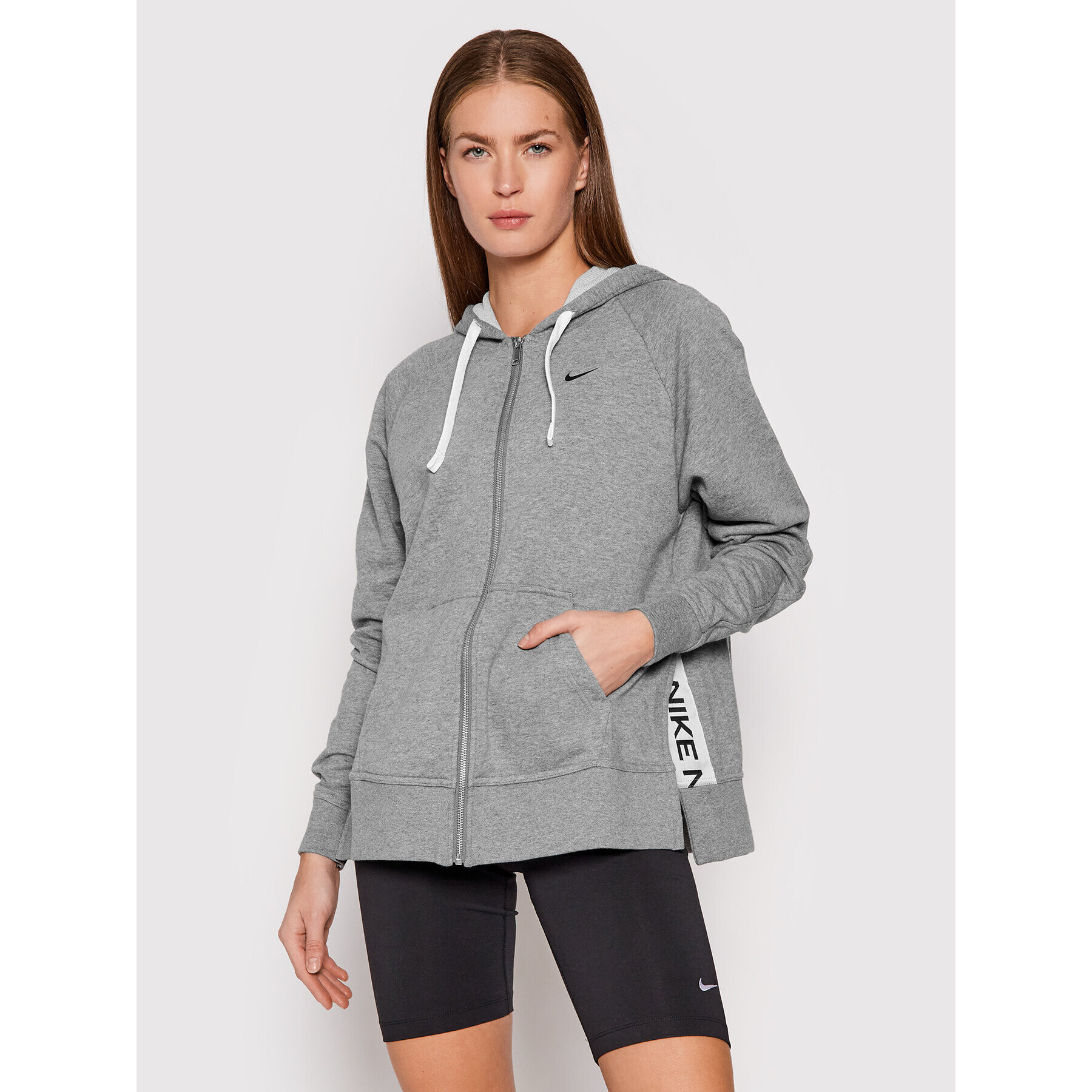 Nike Pulóver Dri-Fit CU7009 Szürke Loose Fit - Pepit.hu