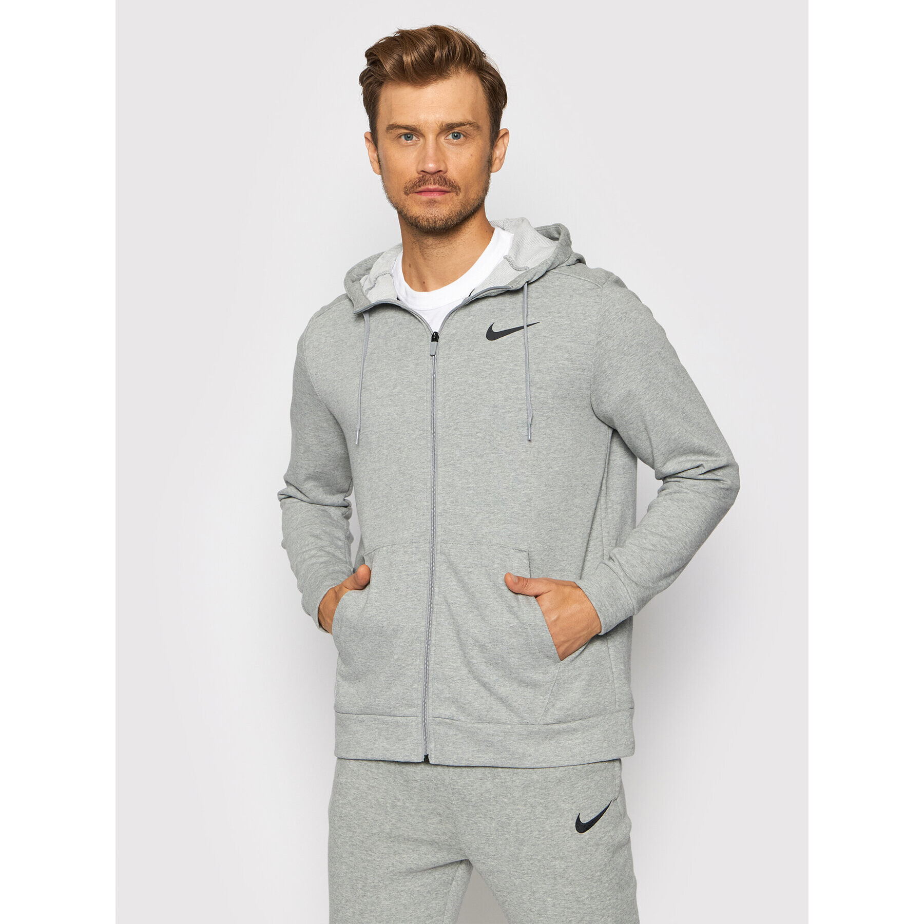 Nike Pulóver Dri-FIT CZ6376 Szürke Standard Fit - Pepit.hu