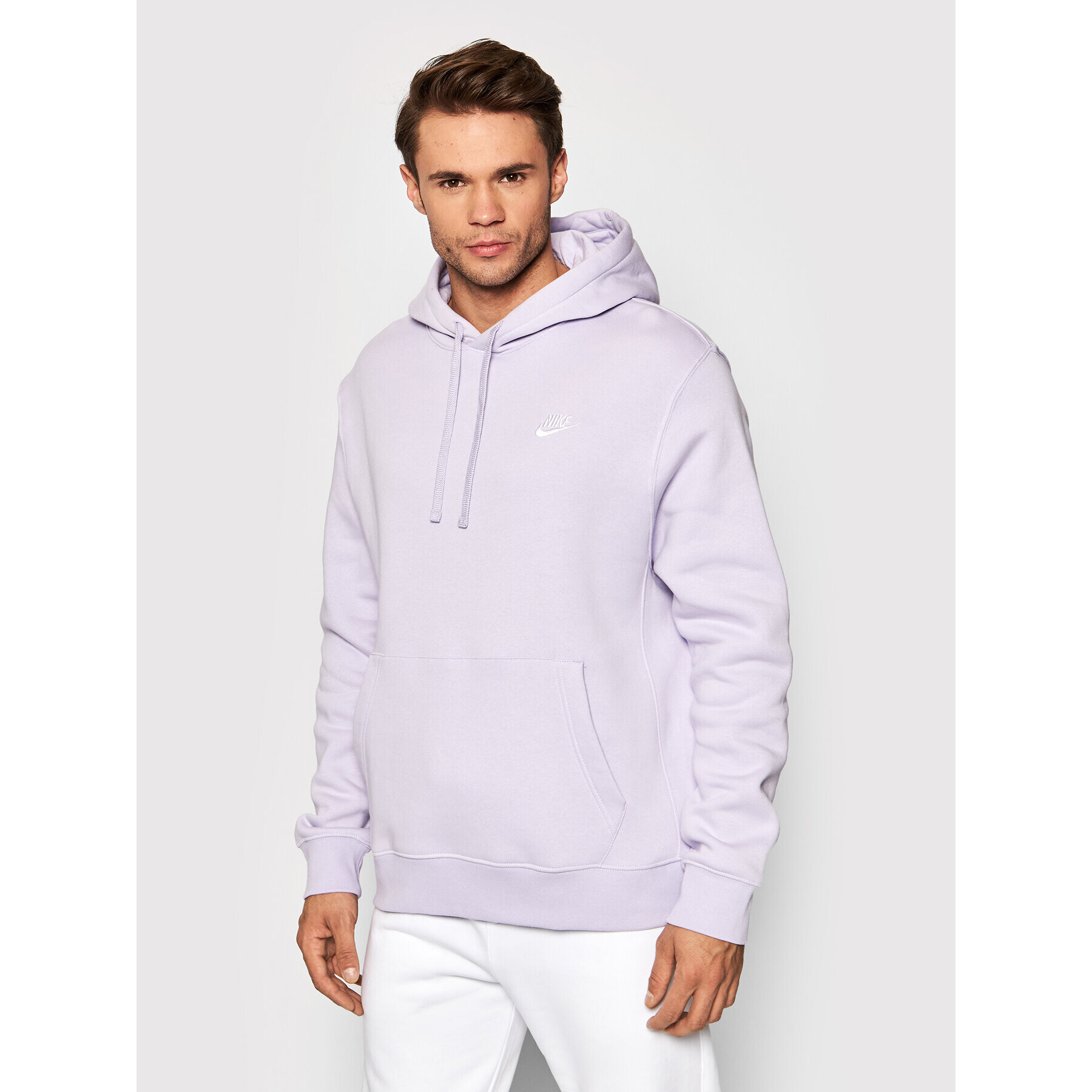 Nike Pulóver Sportswear Club Fleece DJ6632 Lila Standard Fit - Pepit.hu