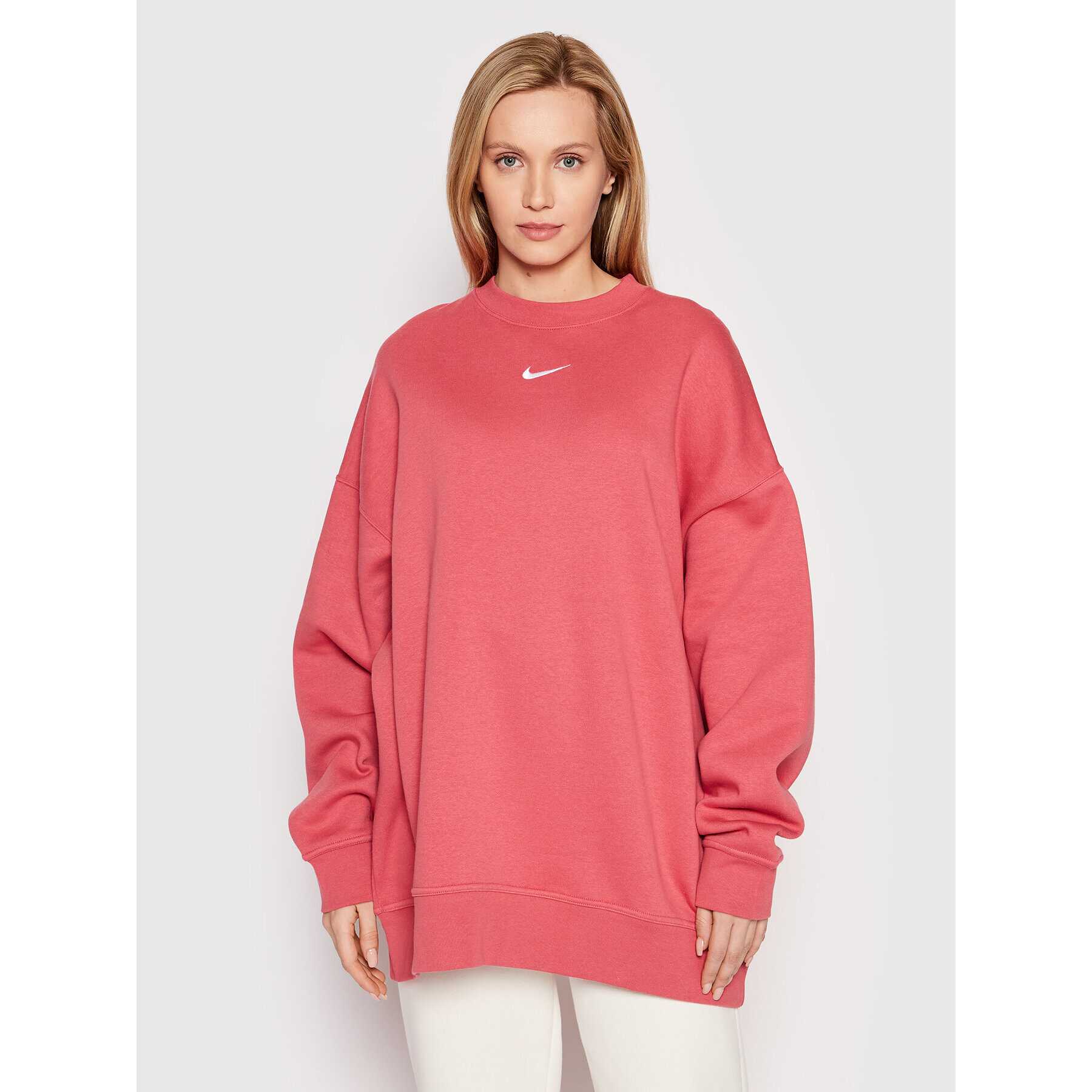 Nike Pulóver Sportswear Collection Essentials DD5632 Rózsaszín Oversize - Pepit.hu