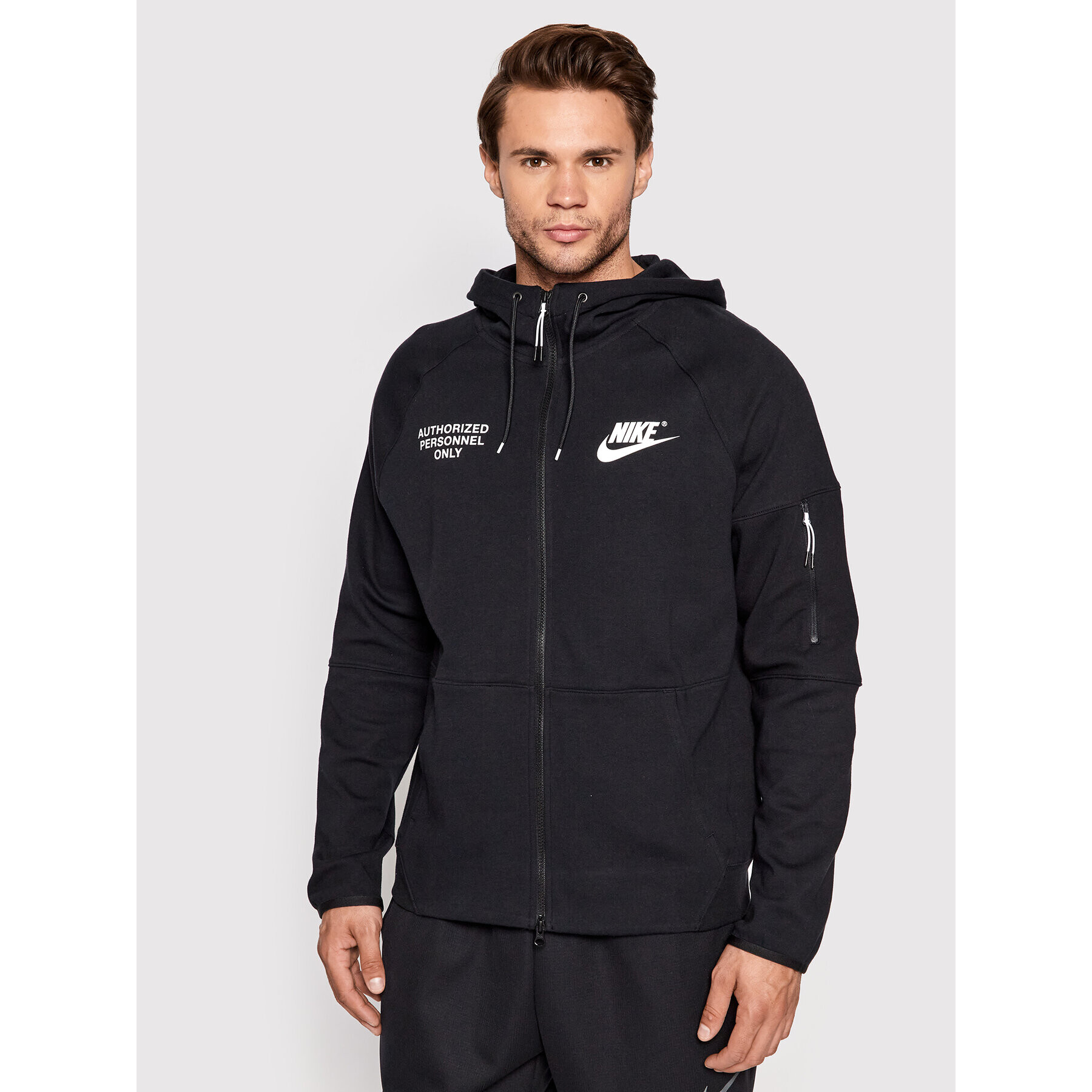 Nike Pulóver Sportswear DM6548 Fekete Regular Fit - Pepit.hu