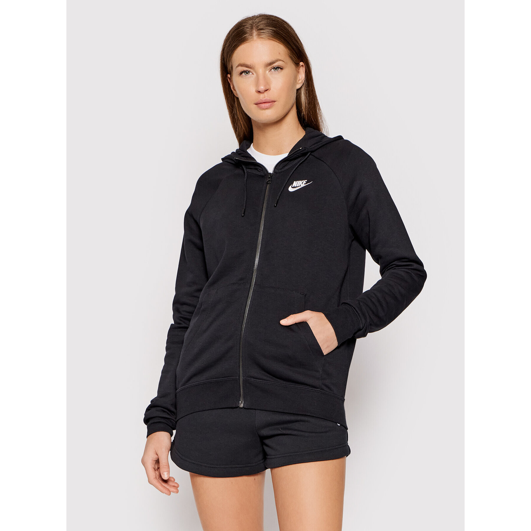 Nike Pulóver Sportswear Essential BV4122 Fekete Standard Fit - Pepit.hu