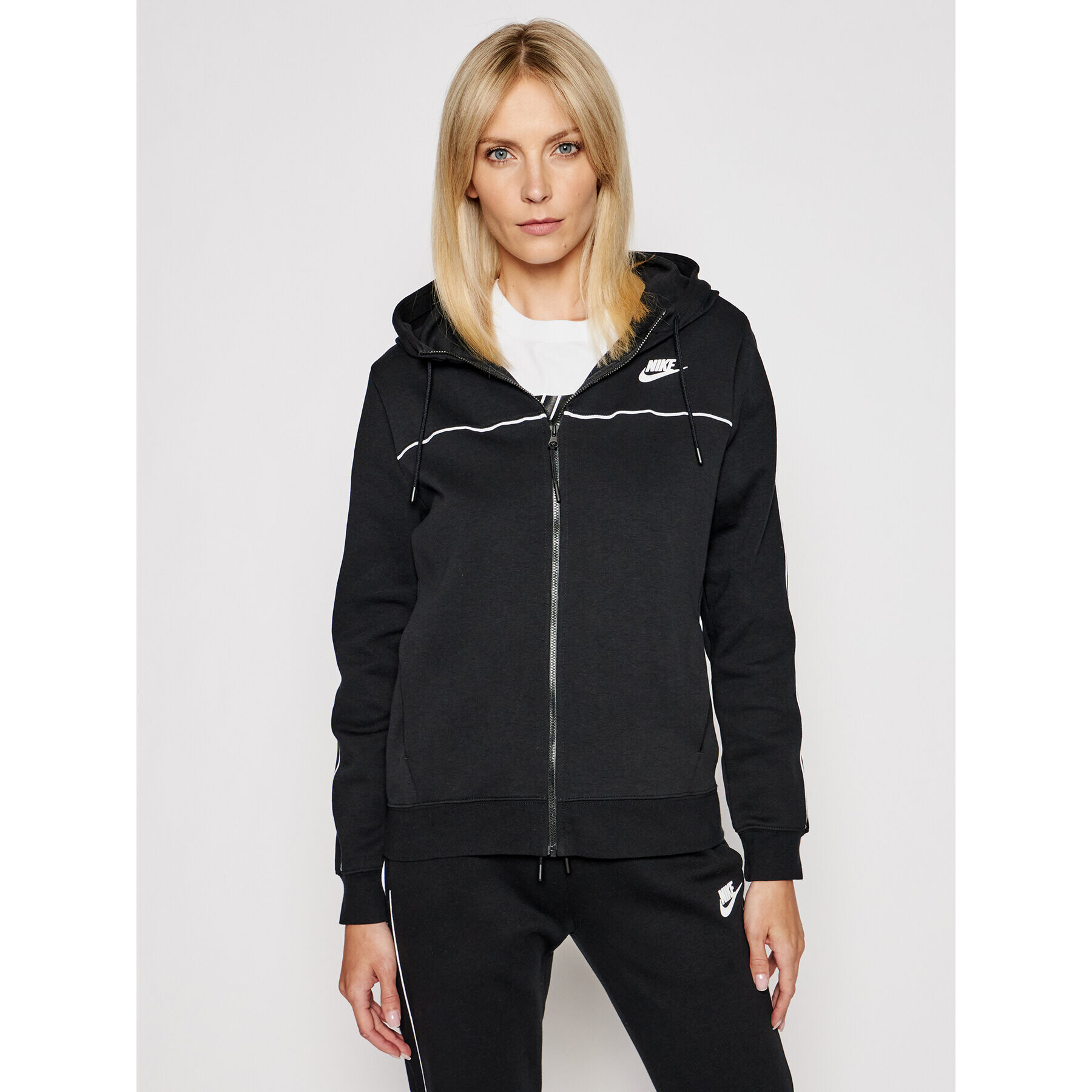 Nike Pulóver Sportswear Millenium Fleece CZ8338 Fekete Standard Fit - Pepit.hu