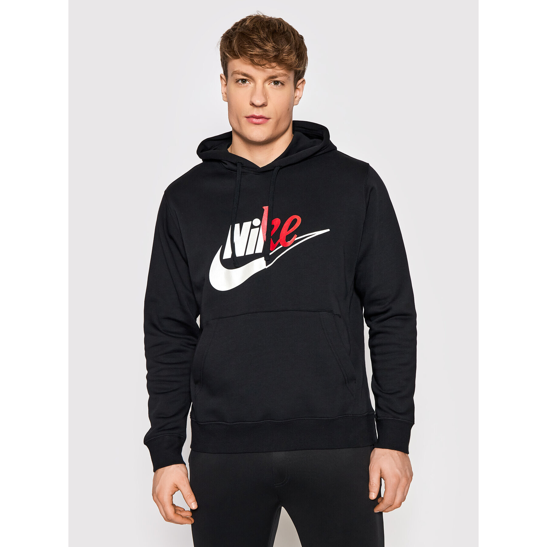 Nike Pulóver Sportswear Sport Essentials+ DD5011 Fekete Standard Fit - Pepit.hu