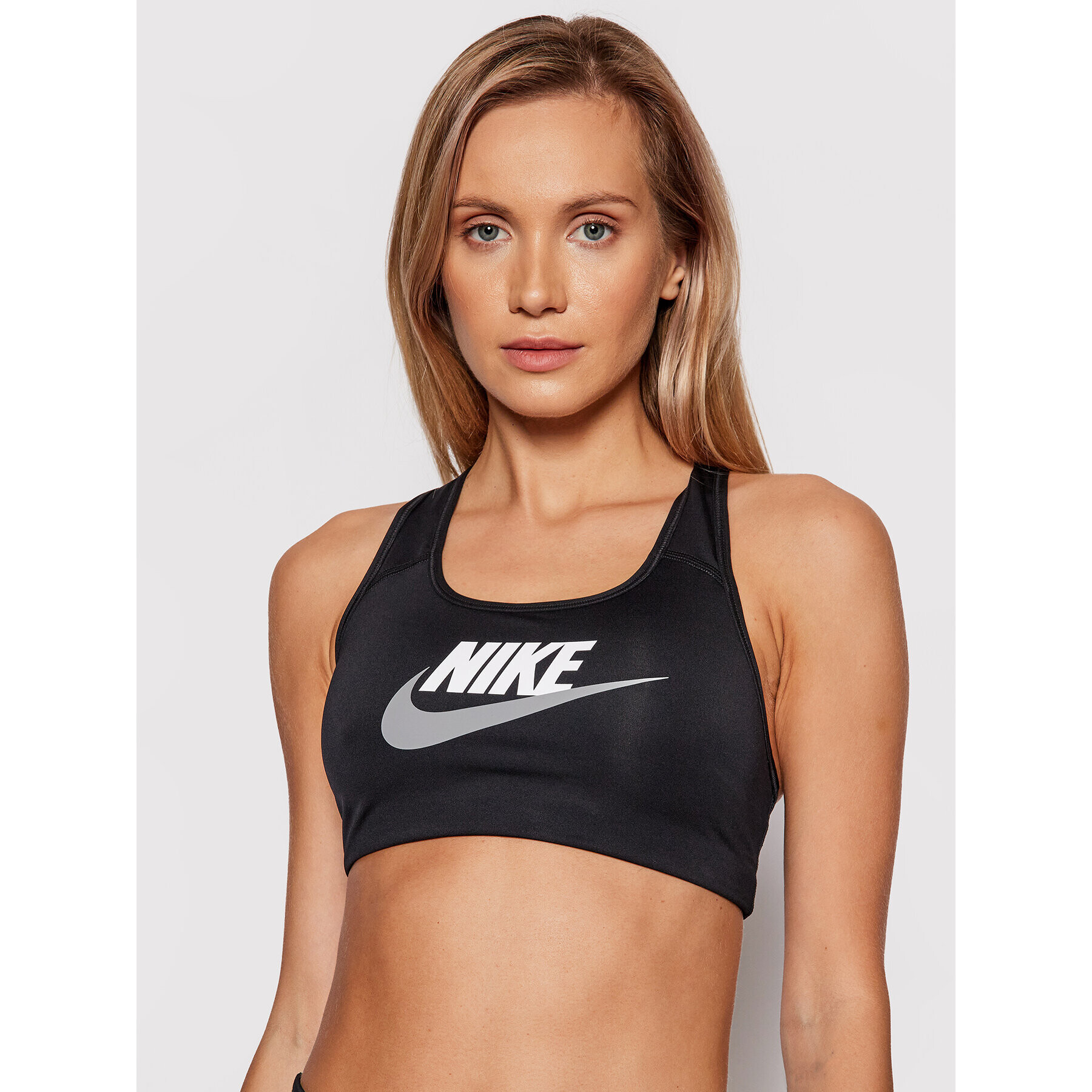 Nike Sport melltartó Dri-Fit Swoosh DM0579 Fekete - Pepit.hu