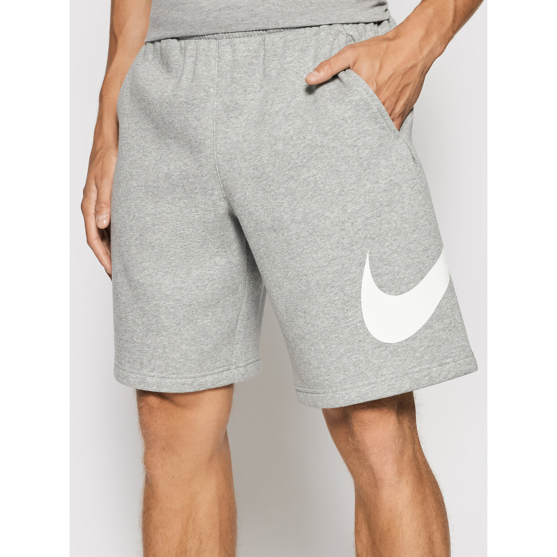 Nike Sport rövidnadrág Club Short Bb BV2721 Szürke Standard Fit - Pepit.hu