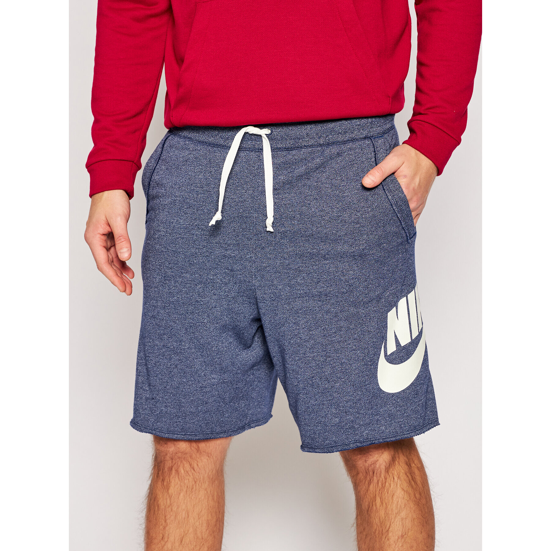 Nike Sport rövidnadrág Sportswear Alumni AR2375 Sötétkék Loose Fit - Pepit.hu