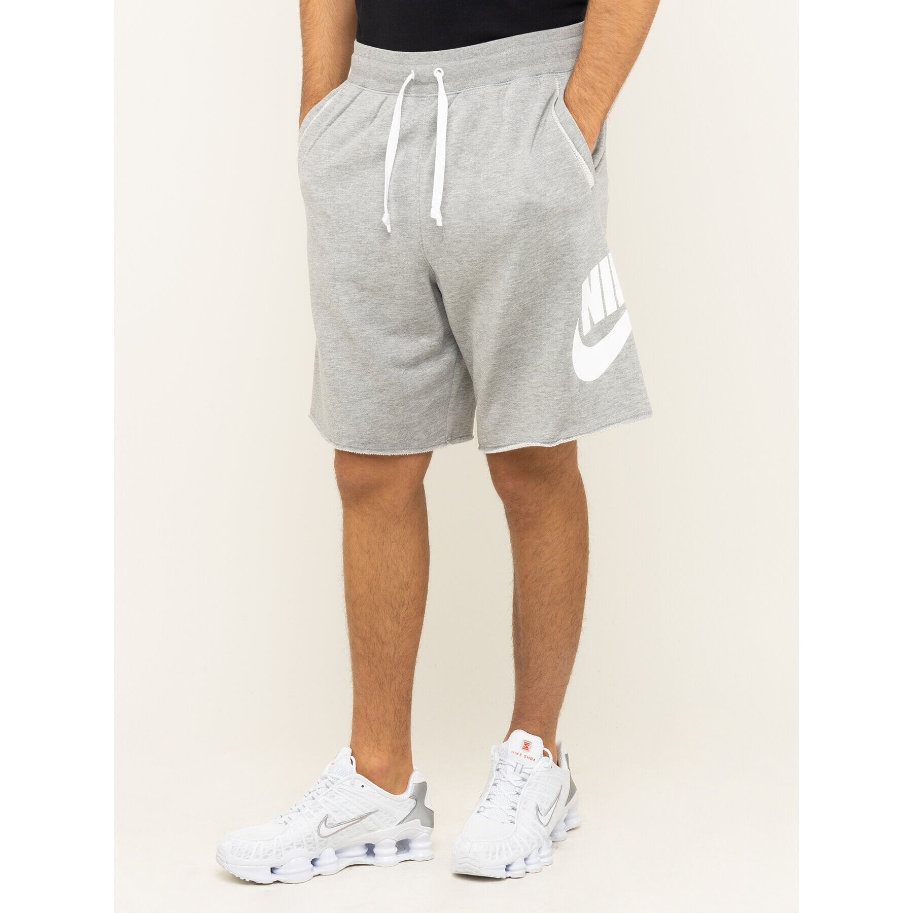 Nike Sport rövidnadrág Sportswear Alumni AR2375 Szürke Loose Fit - Pepit.hu