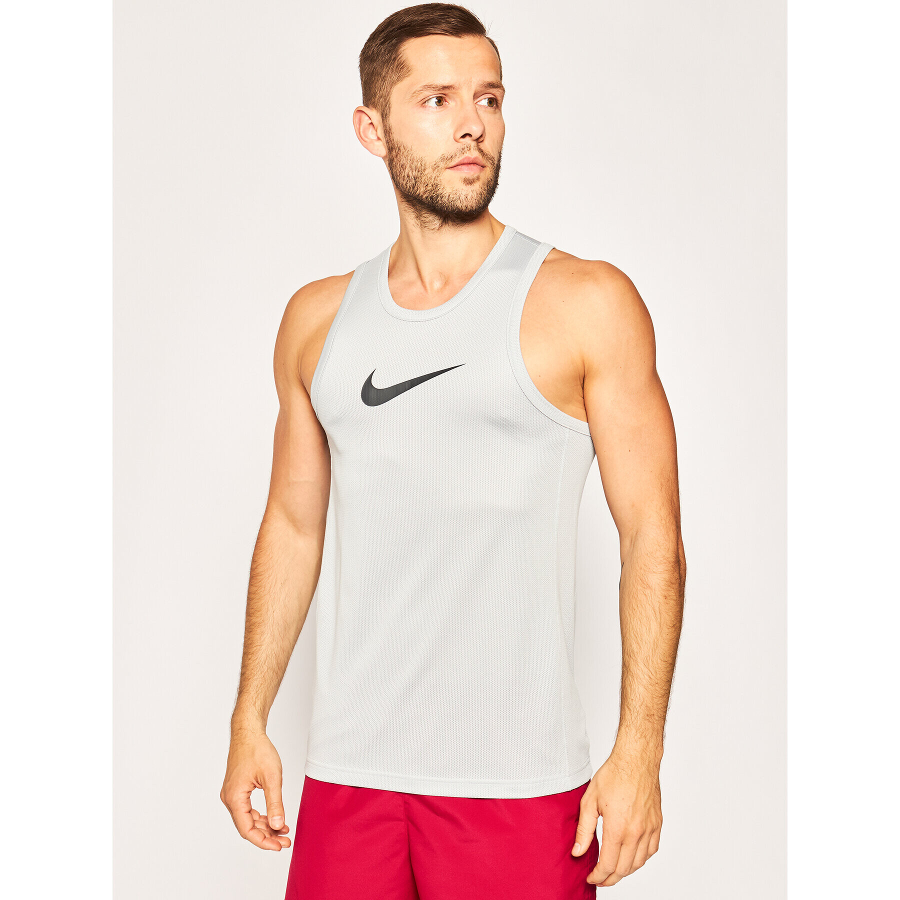 Nike Technikai póló Dri-Fit Crossover BV9387 Szürke Regular Fit - Pepit.hu