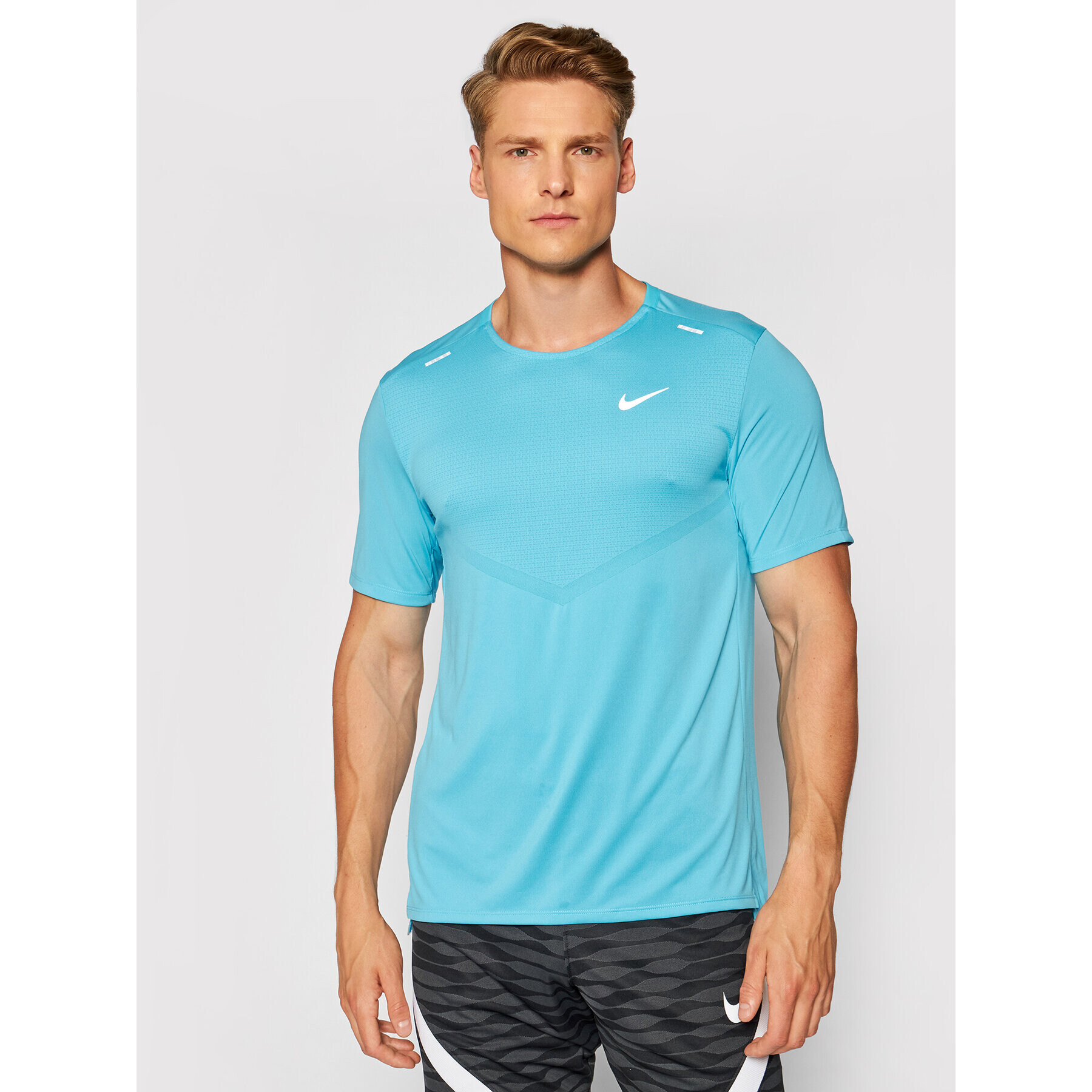 Nike Technikai póló Dri-Fit Rise CZ9184 Kék Standard Fit - Pepit.hu