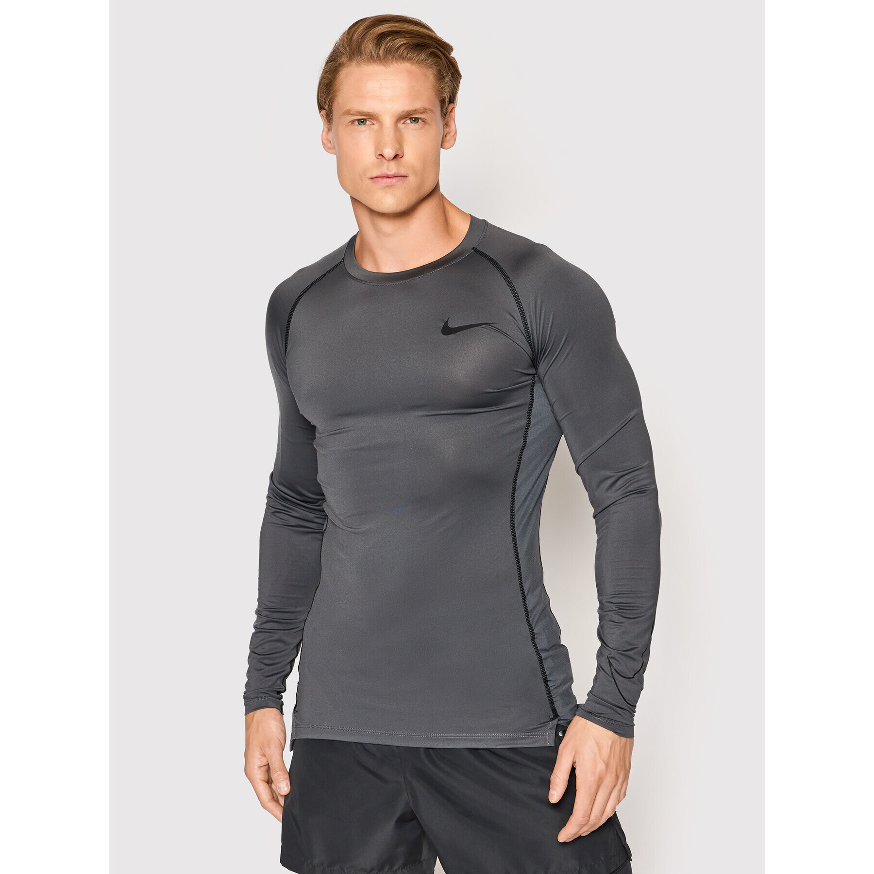 Nike Technikai póló Pro Dri-Fit DD1990 Szürke Tight Fit - Pepit.hu