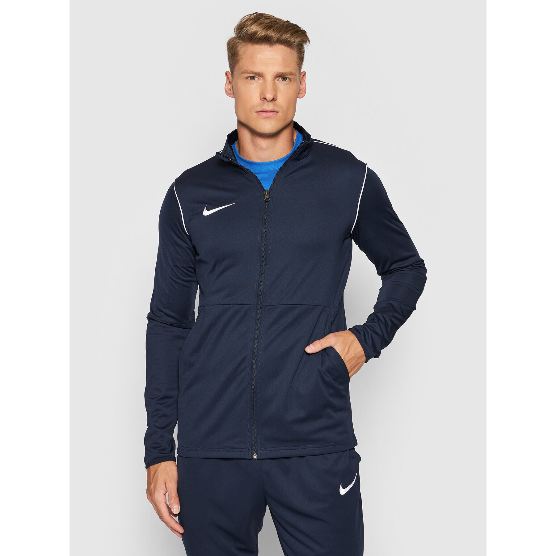 Nike Technikai pulóver Performance BV6885 Sötétkék Regular Fit - Pepit.hu