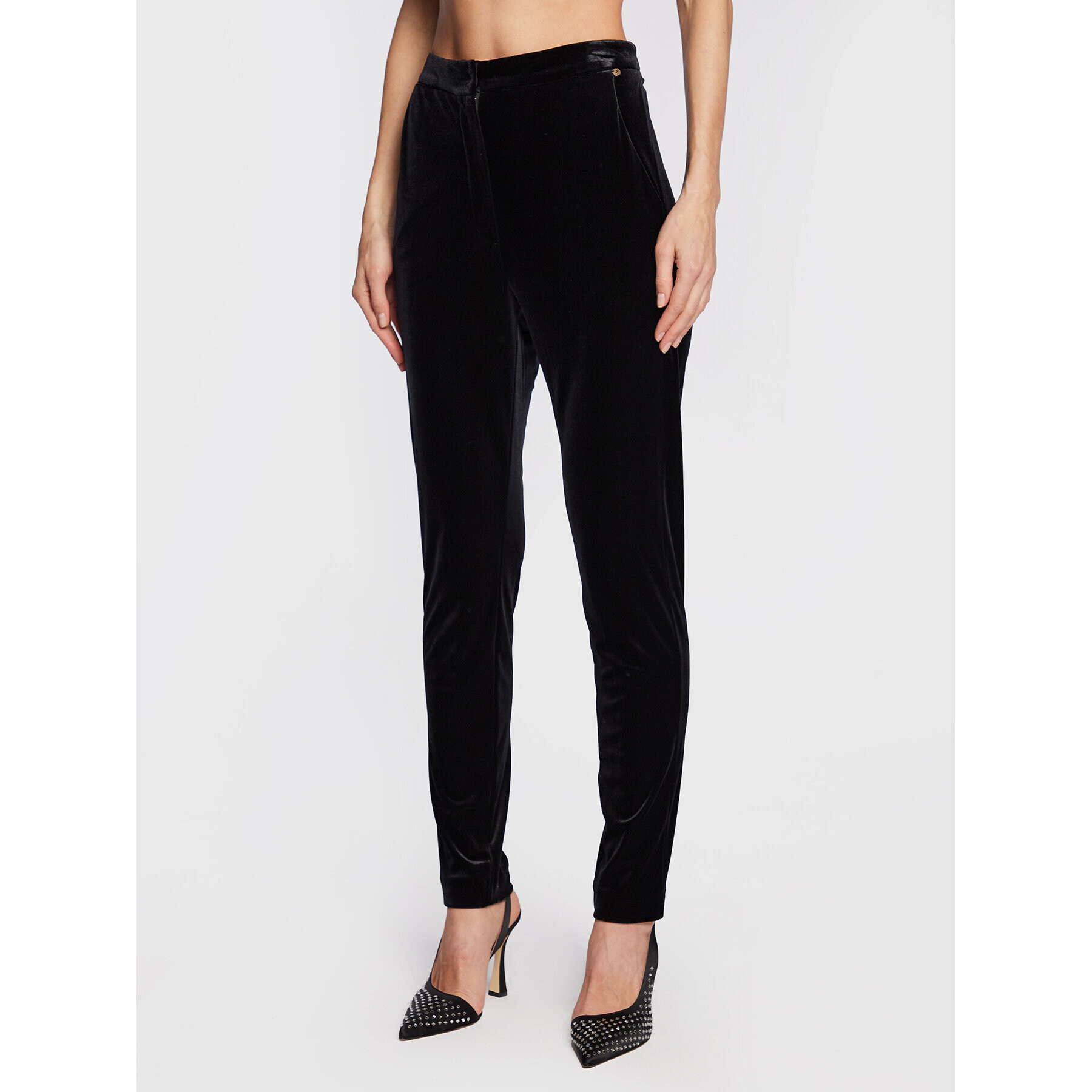 Nissa Szövet nadrág P13495 Fekete Slim Fit - Pepit.hu