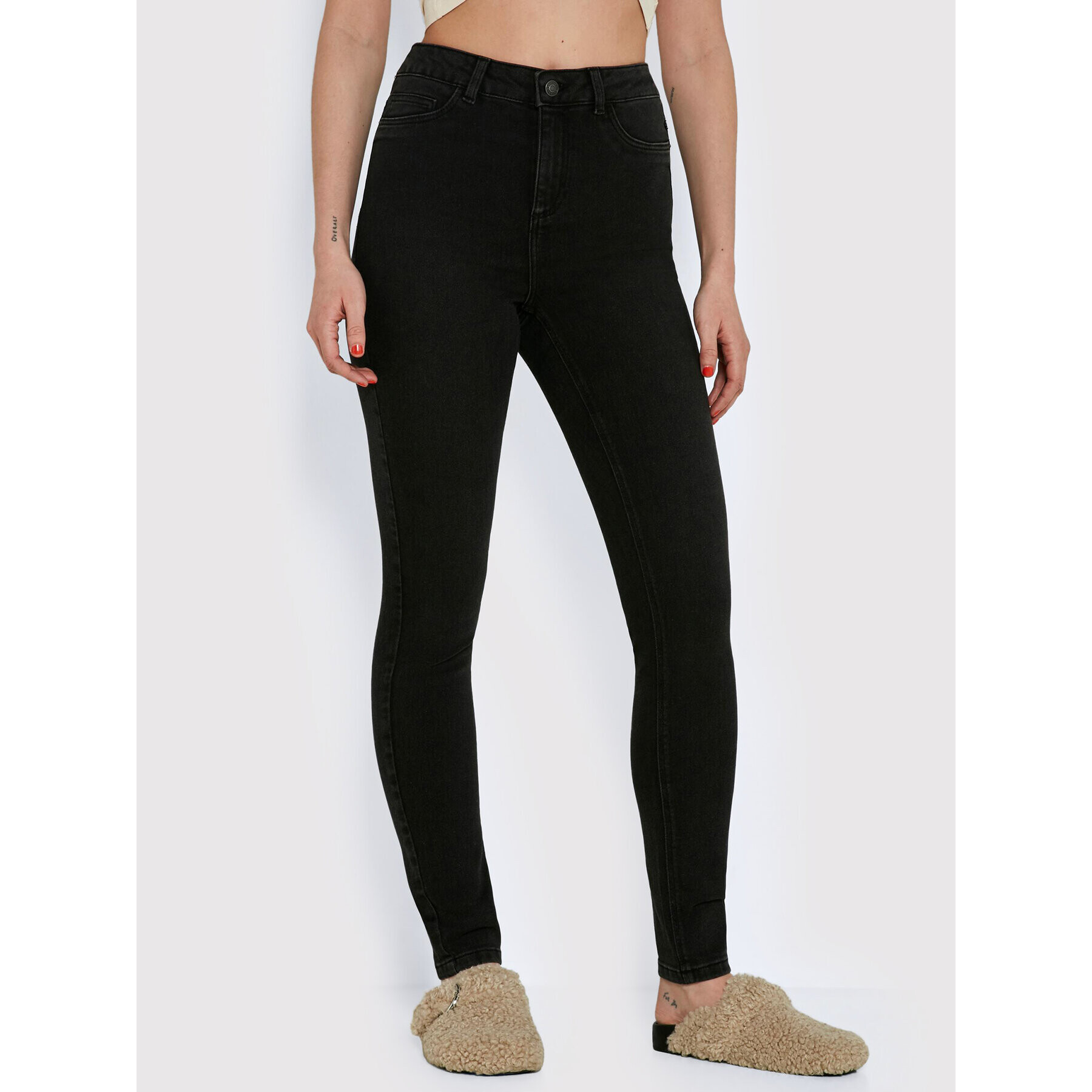 Noisy May Farmer Gaga 27021694 Fekete Skinny Fit - Pepit.hu