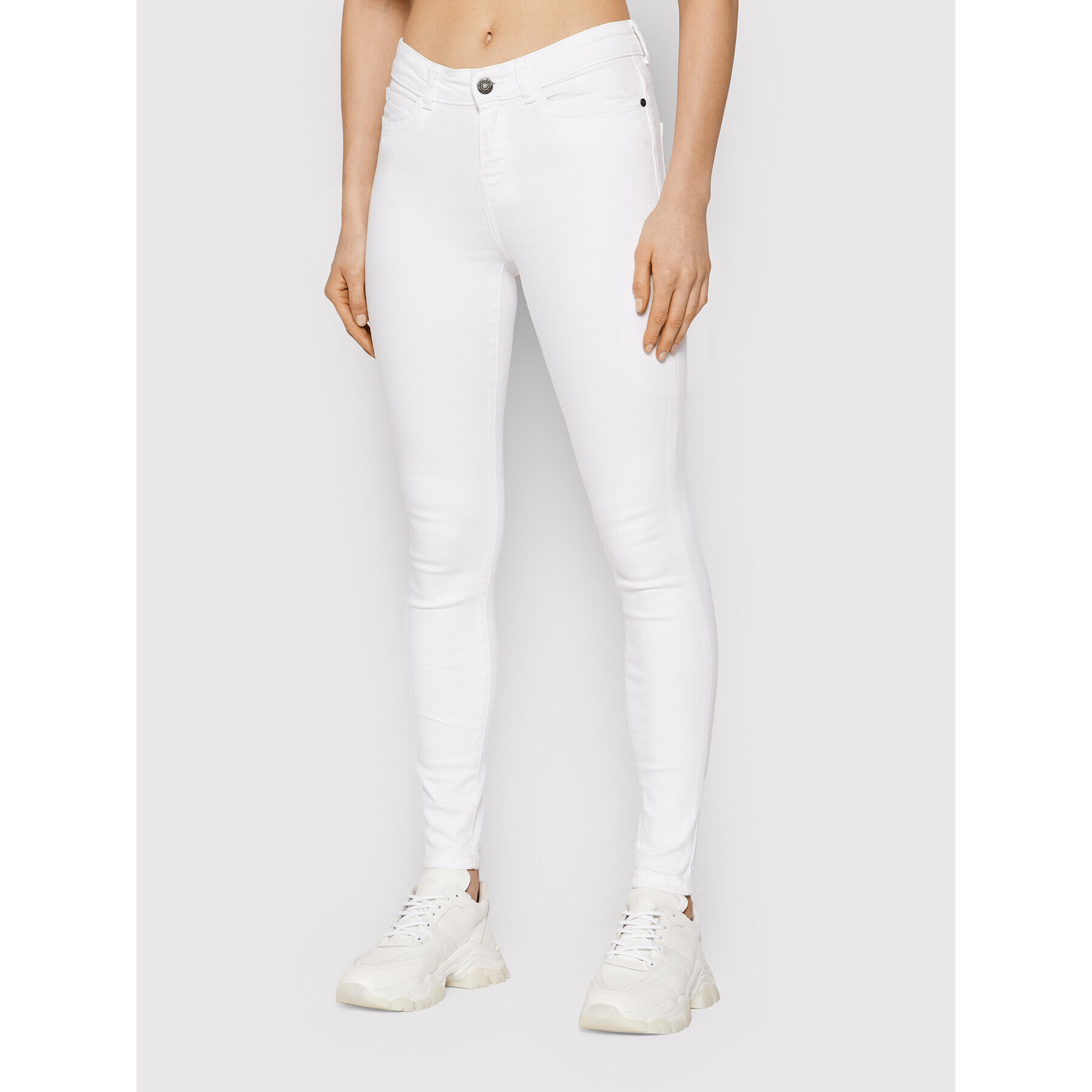 Noisy May Farmer Lucy 27015674 Fehér Skinny Fit - Pepit.hu