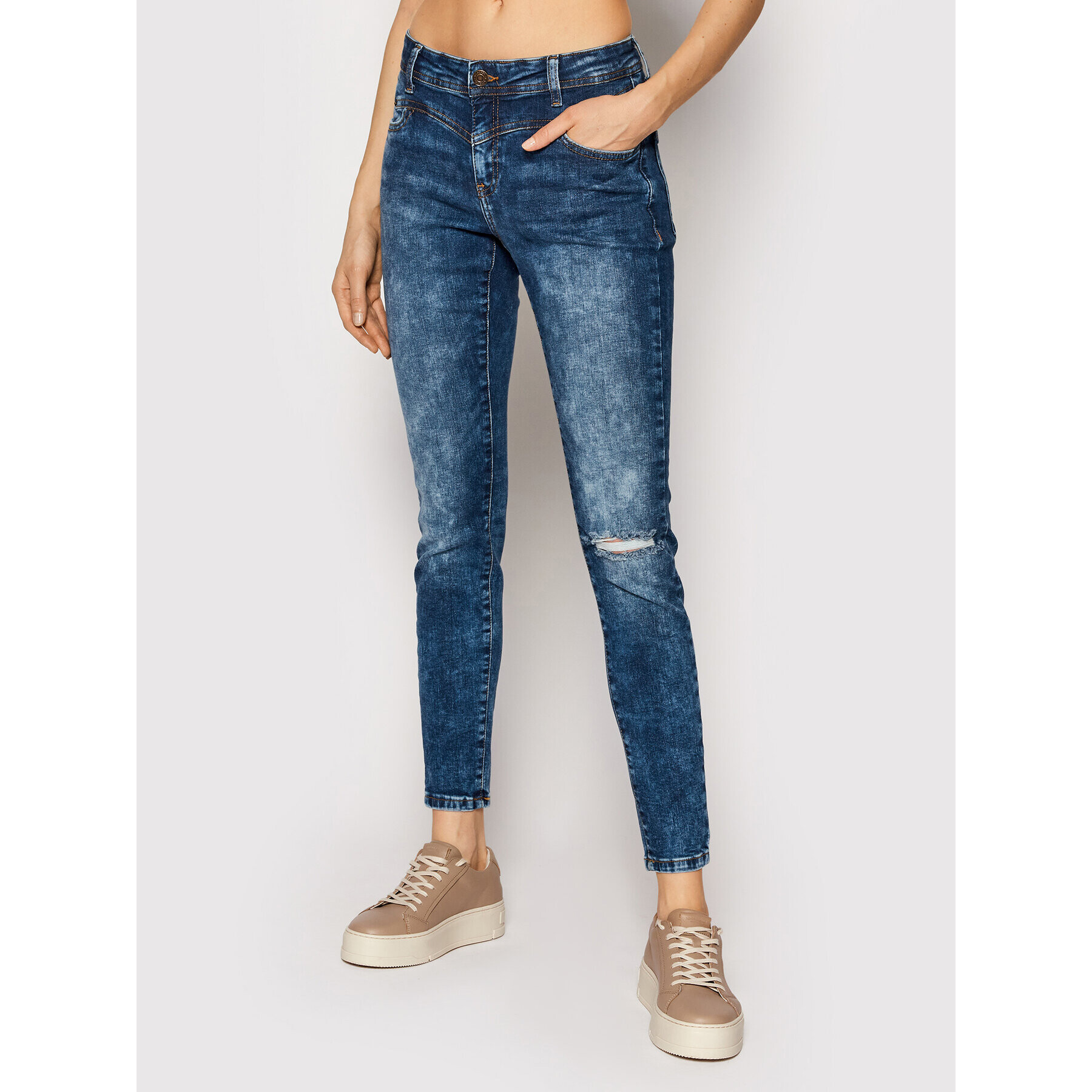 Noisy May Farmer Lucy 27018579 Sötétkék Skinny Fit - Pepit.hu