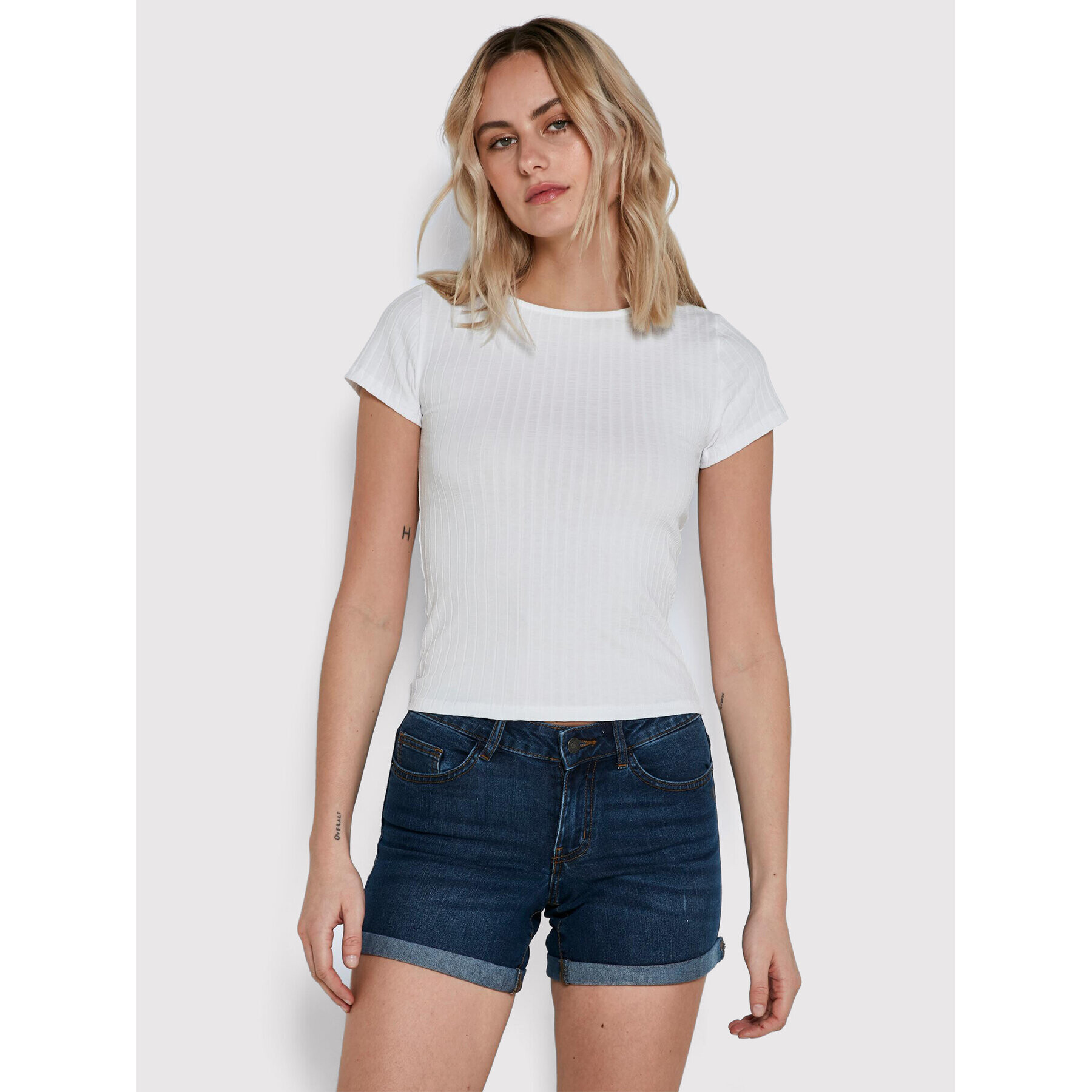 Noisy May Farmer rövidnadrág Be Lucy 27019454 Sötétkék Slim Fit - Pepit.hu