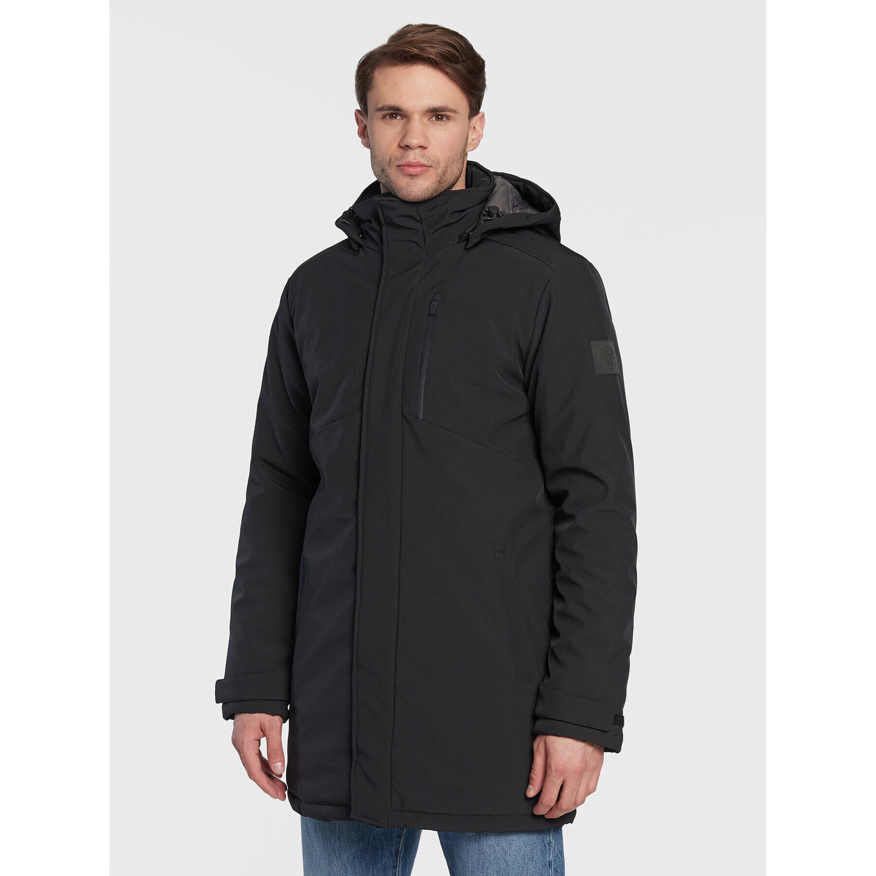 North Sails Parka Varberg 603154 Fekete Regular Fit - Pepit.hu