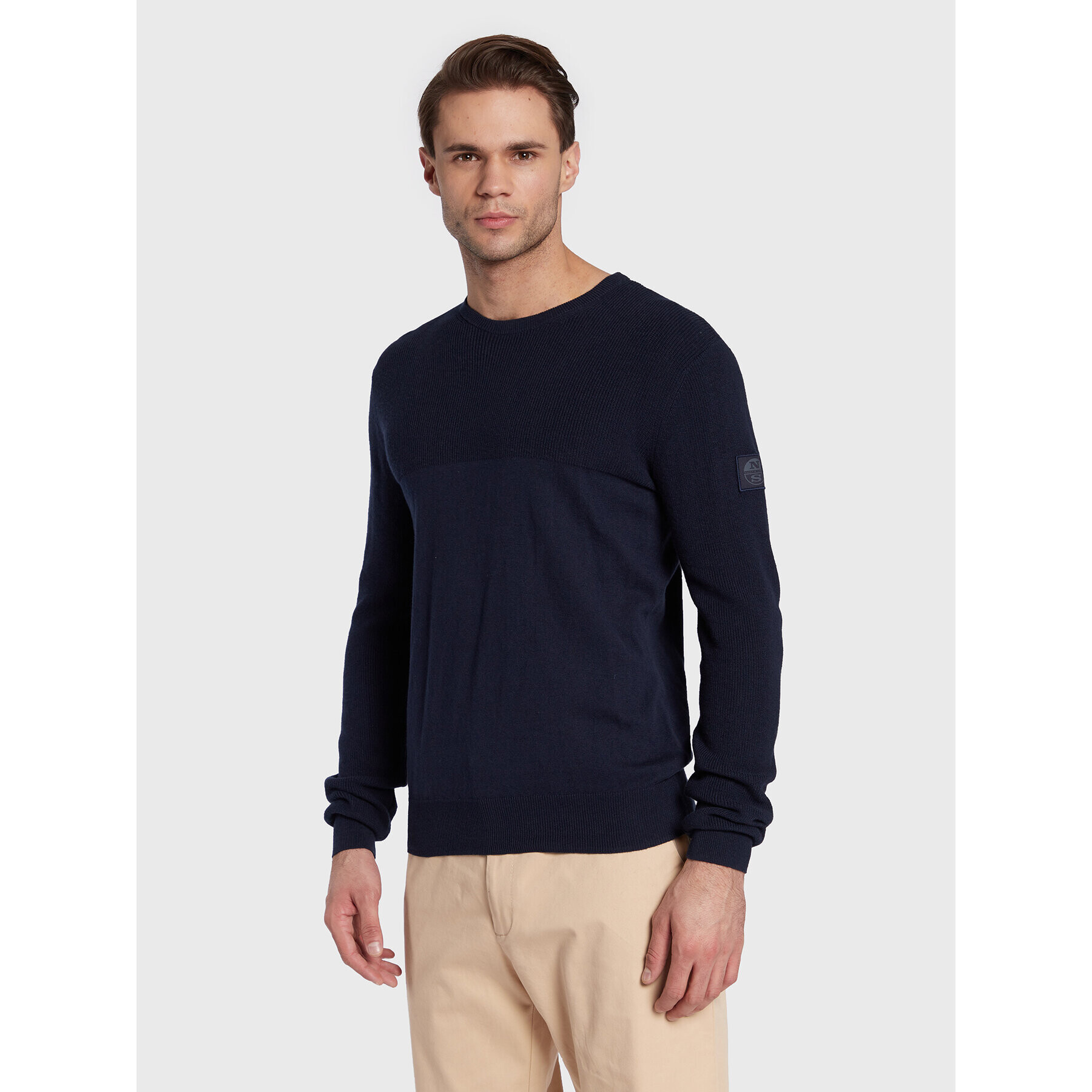 North Sails Sweater 699506 Sötétkék Regular Fit - Pepit.hu