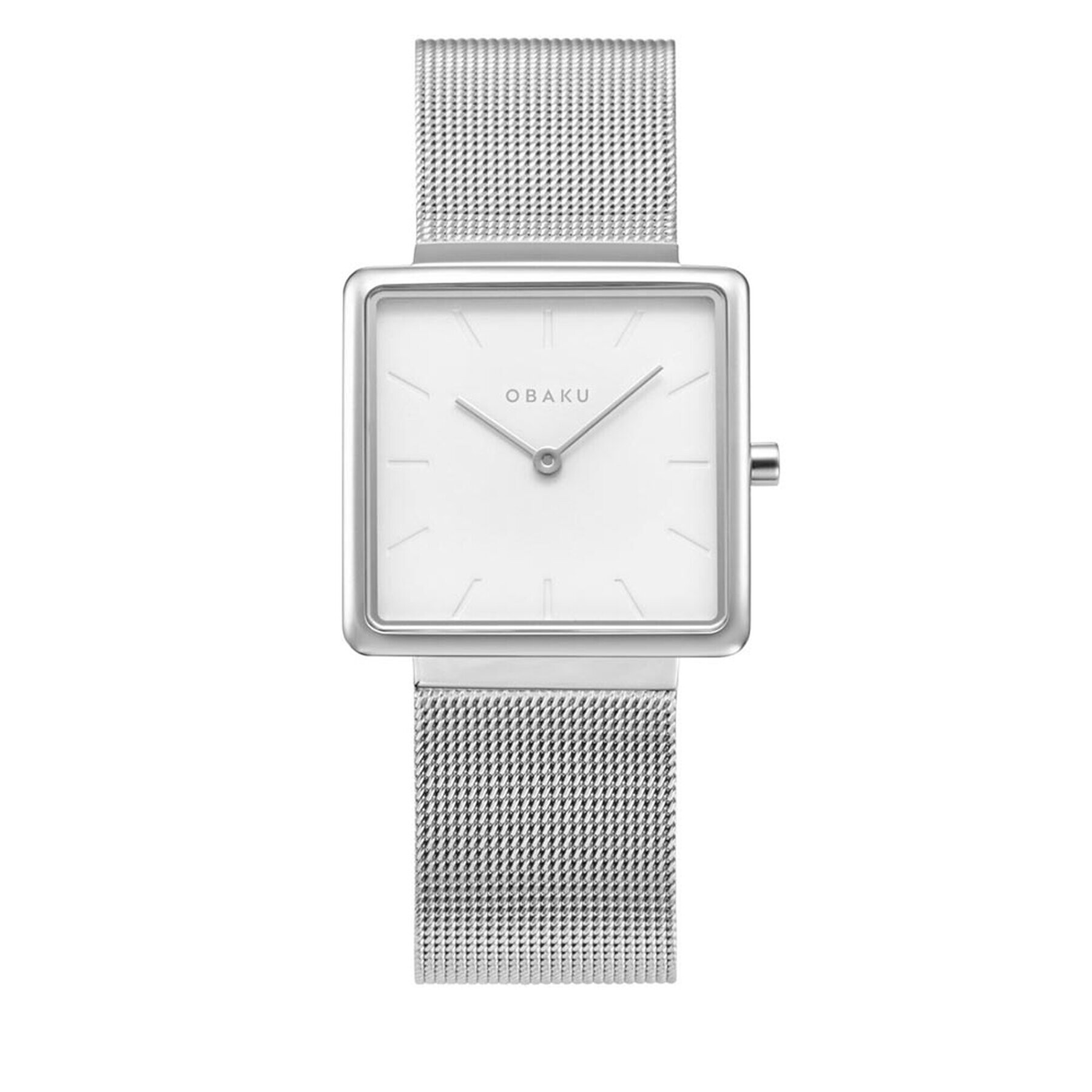 Obaku Karóra Kvadrat V236LXCIMC Ezüst - Pepit.hu