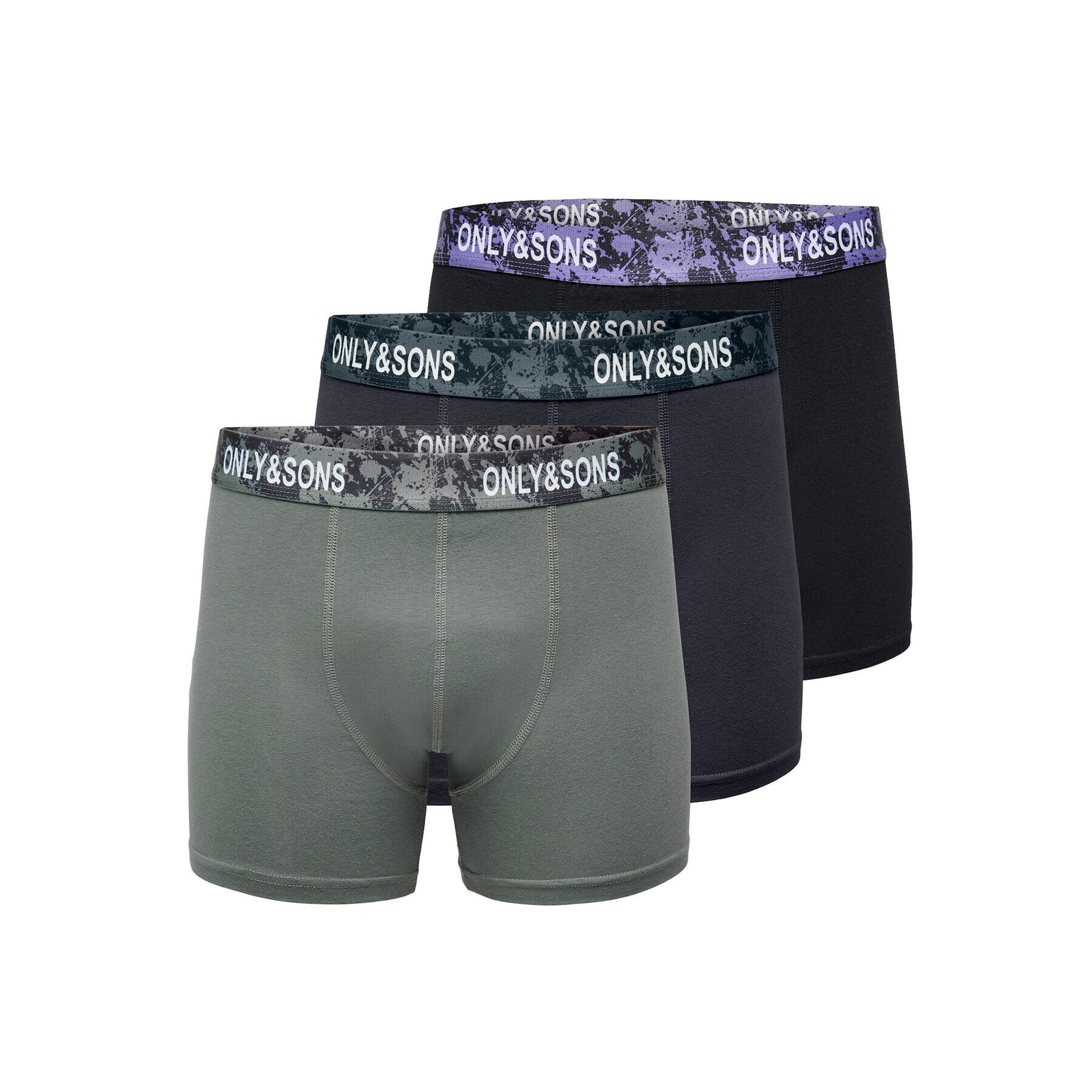 Only & Sons 3 darab boxer 22025198 Színes - Pepit.hu