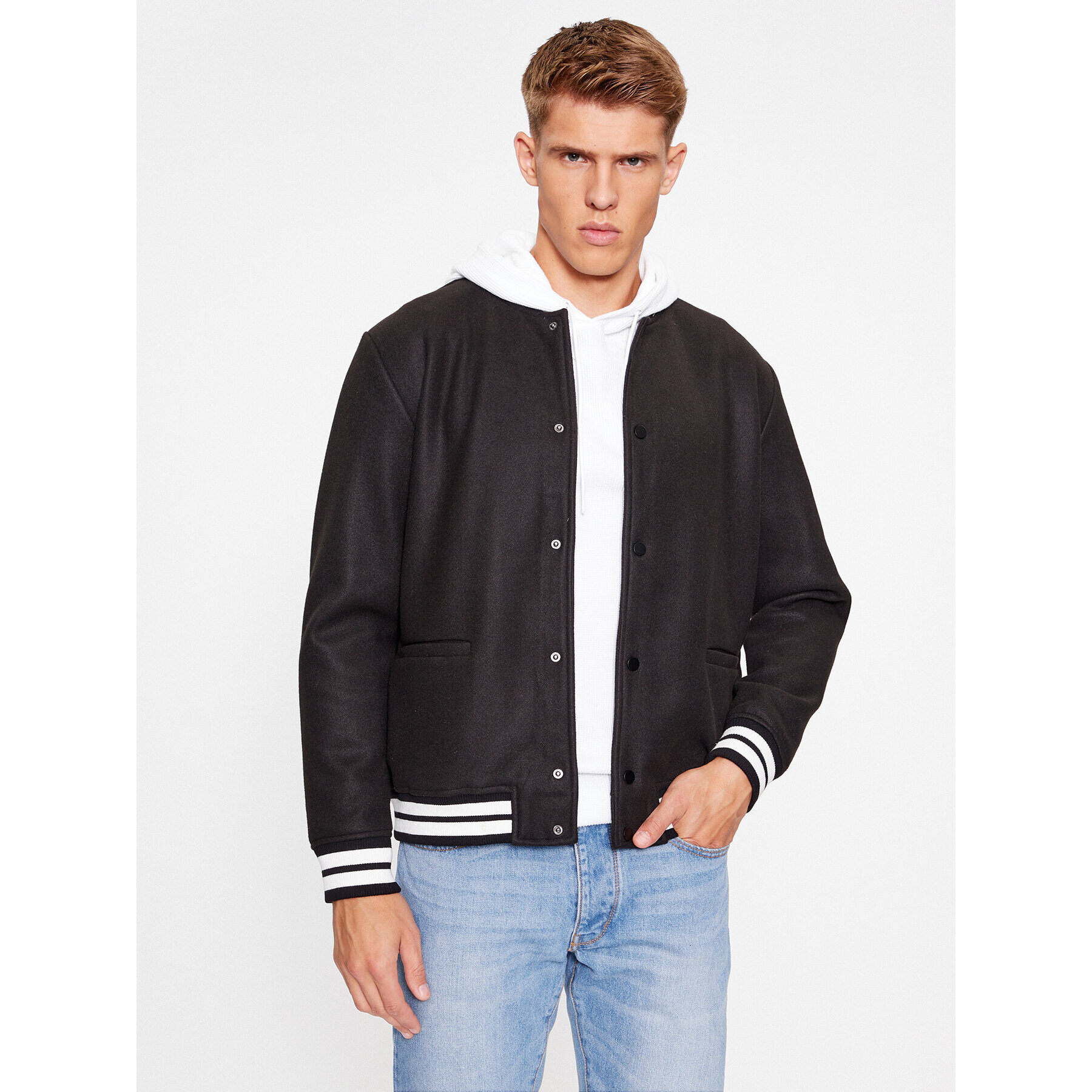 Only & Sons Bomber dzseki 22025212 Fekete Regular Fit - Pepit.hu