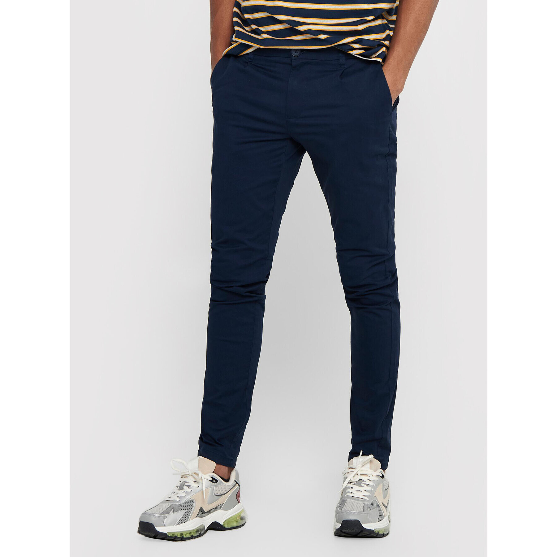 Only & Sons Chinos Cam 22016775 Sötétkék Regular Fit - Pepit.hu