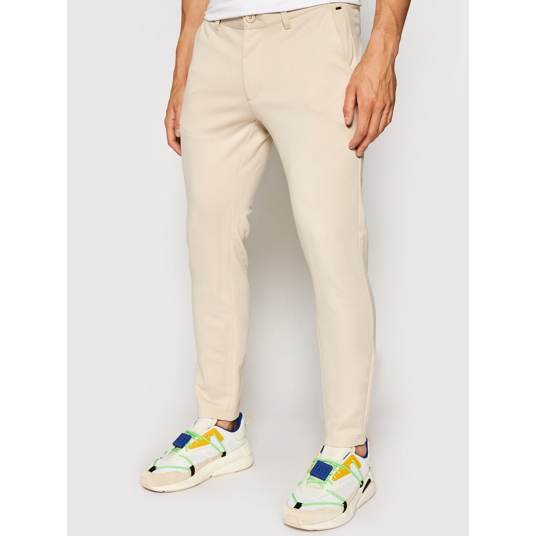 Only & Sons Chinos Mark 22010209 Bézs Slim Tapered Fit - Pepit.hu