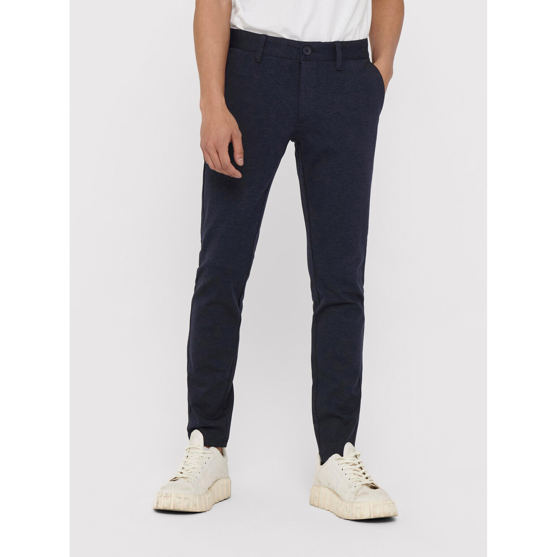 Only & Sons Chinos Mark 22015833 Sötétkék Tapered Fit - Pepit.hu