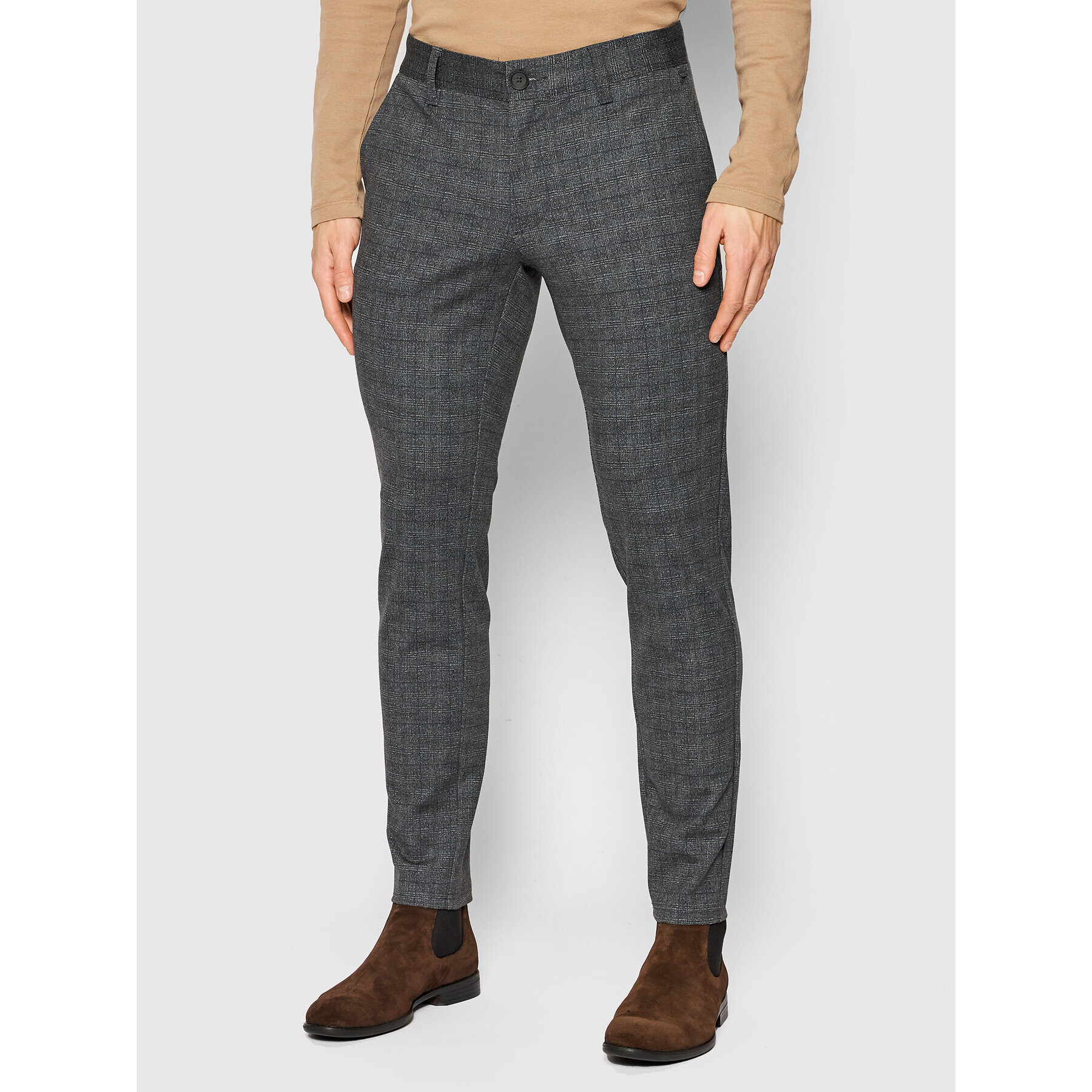 Only & Sons Chinos Mark 22021451 Szürke Slim Fit - Pepit.hu