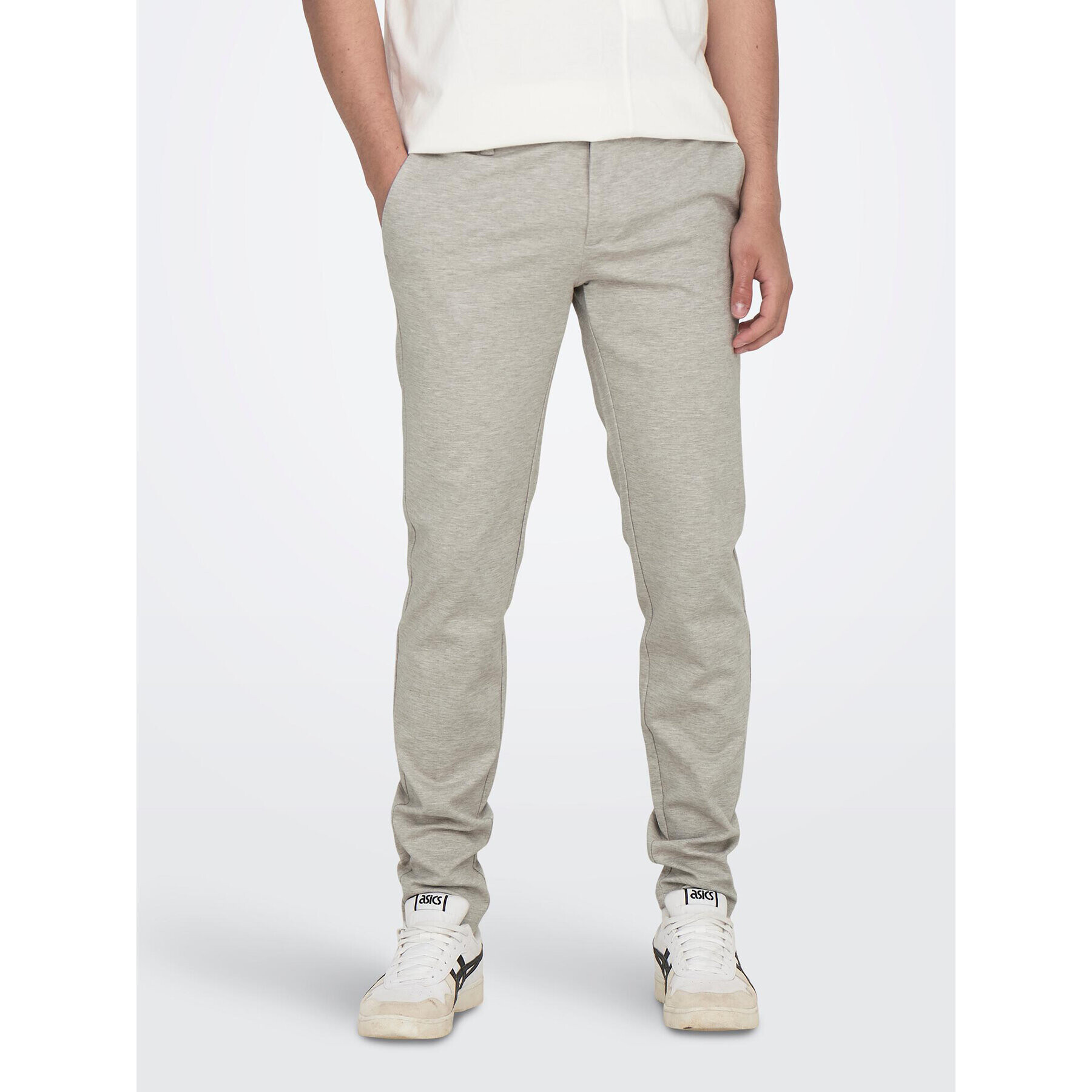 Only & Sons Chinos Mark 22026326 Szürke Slim Fit - Pepit.hu