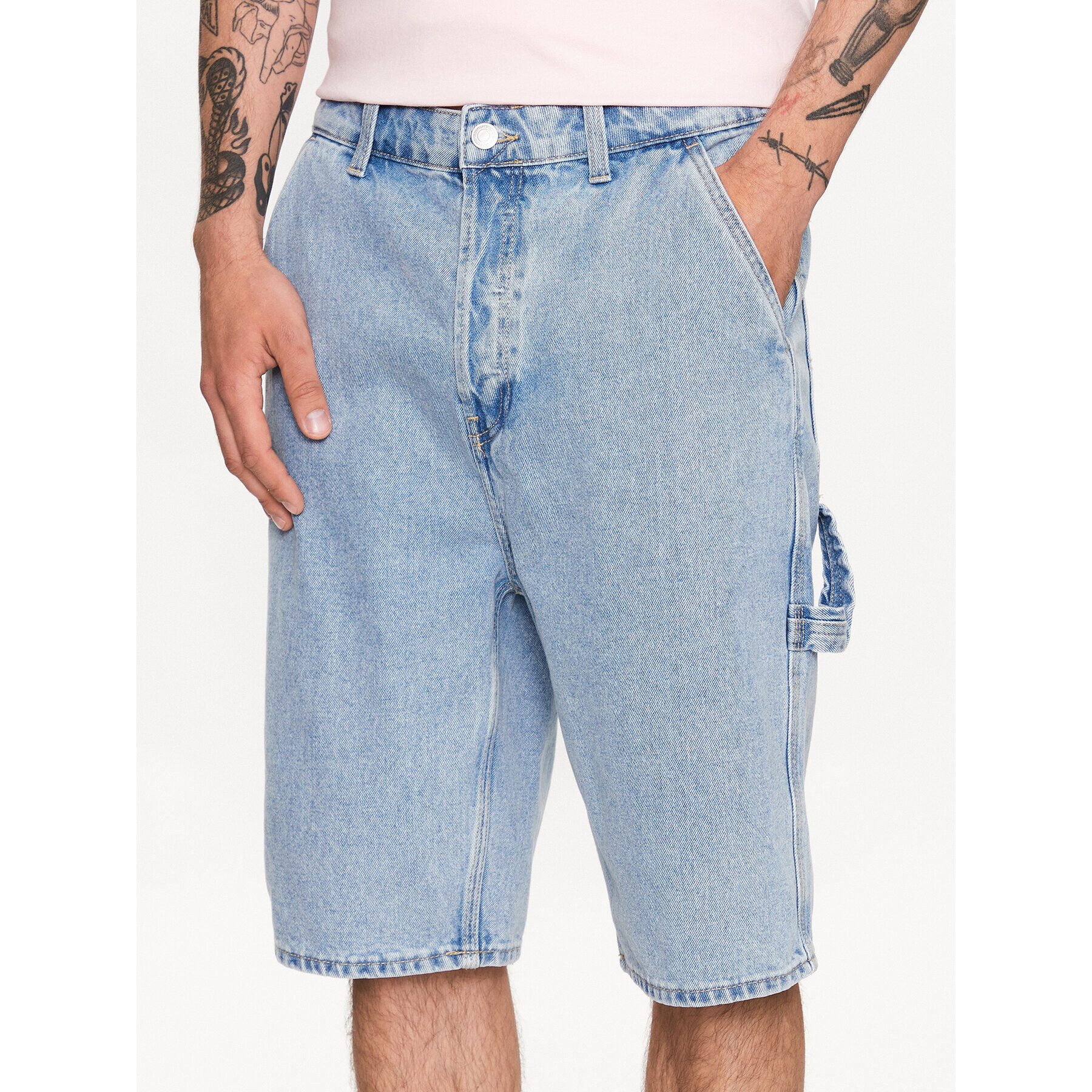 Only & Sons Farmer rövidnadrág 22025863 Kék Loose Fit - Pepit.hu