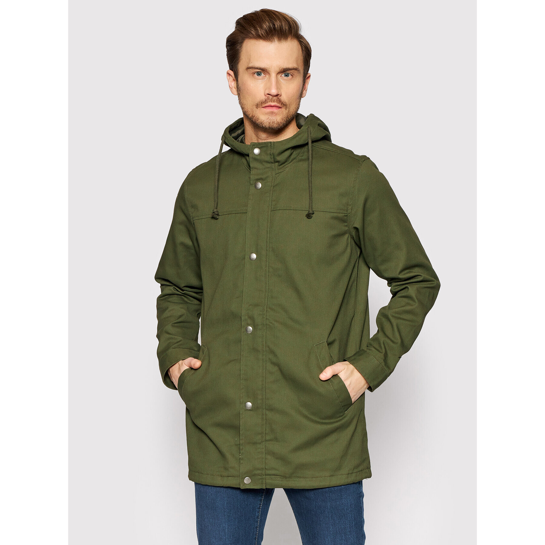 Only & Sons Parka Alex 22020791 Zöld Regular Fit - Pepit.hu